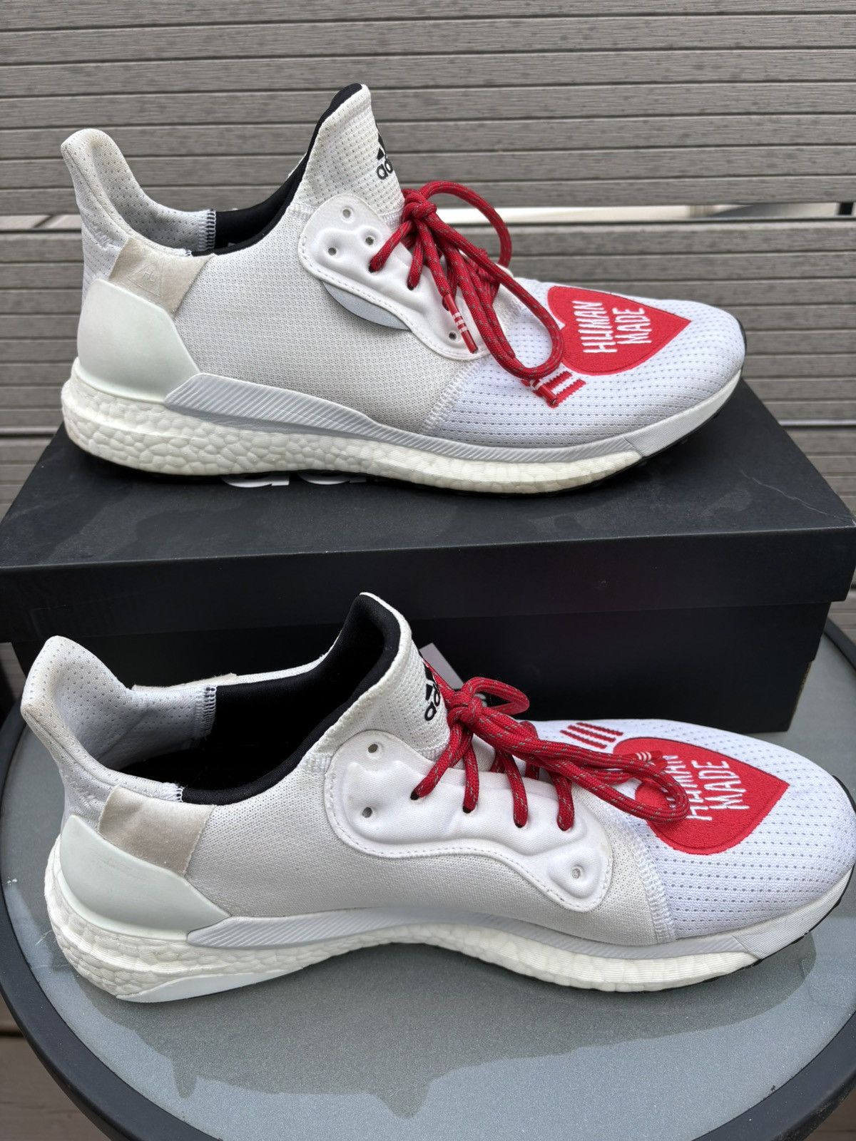 Adidas × Pharrell Human made Solarhu redheart 🗣️Final price 🗣️ Size US 11 / EU 44 - 3 Thumbnail