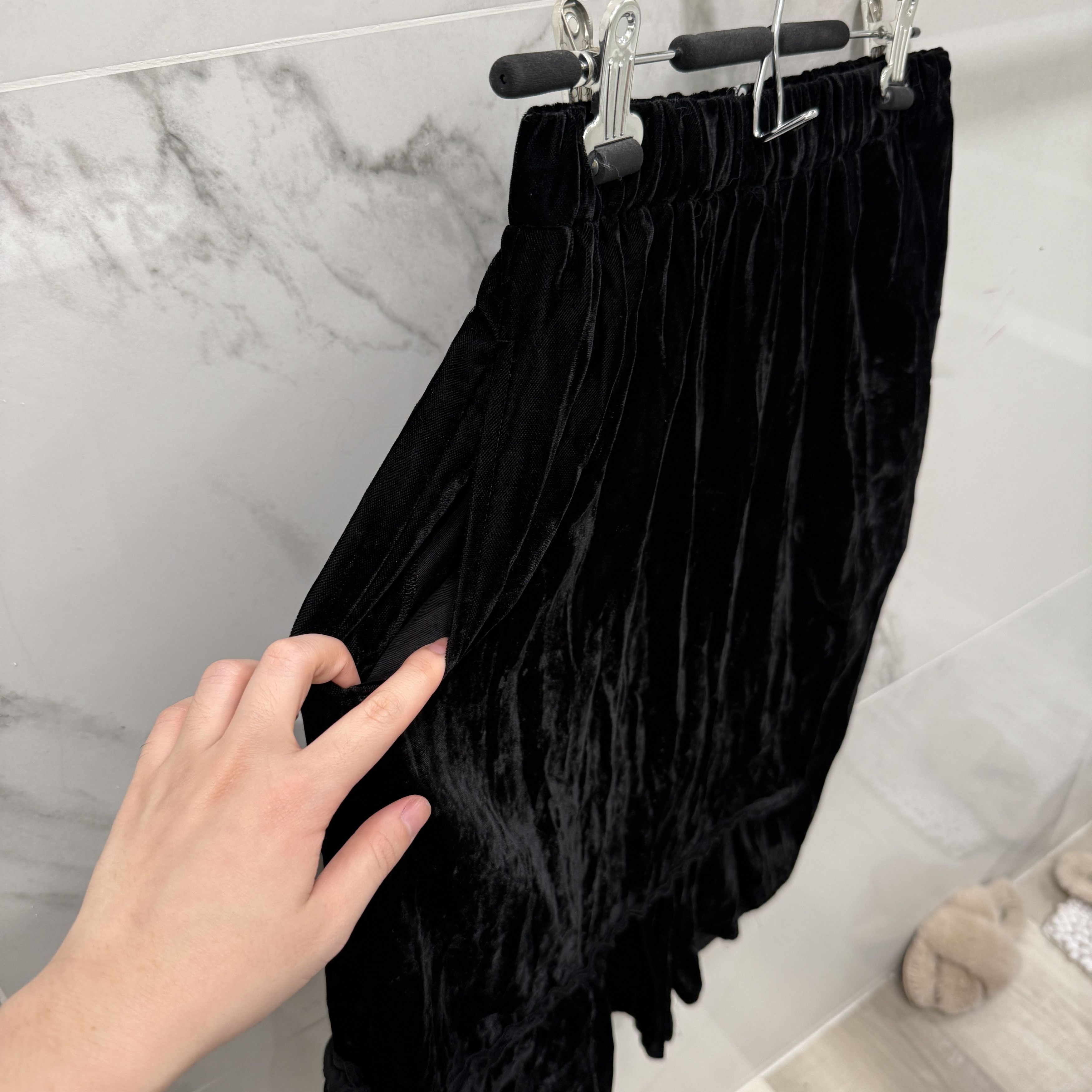 Comme des Garcons Comme des Garcons Black Velvet Skirt Size 25" / US 0 / IT 36 - 13 Thumbnail