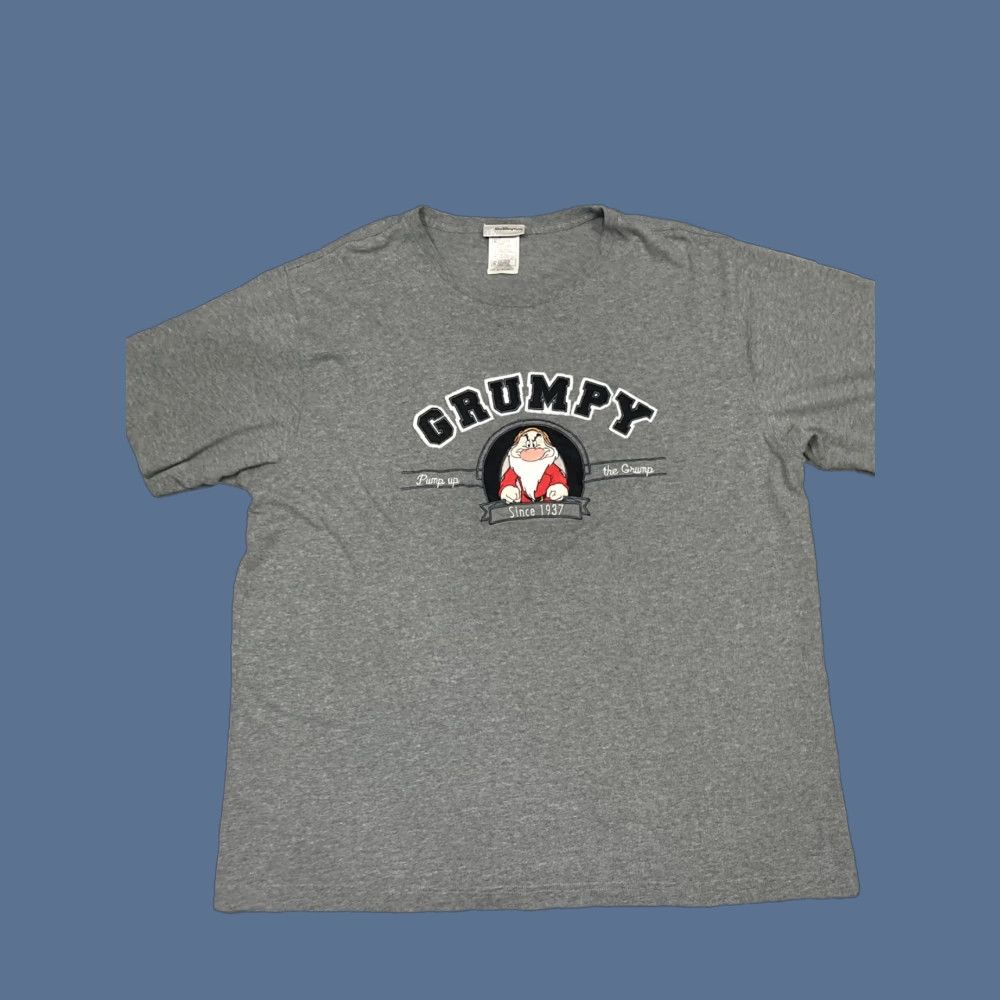 Disney VINTAGE Disney Snow White Grumpy Gym Seven Dwarfs T Shirt Men XL Gray Size US XL / EU 56 / 4 - 1 Thumbnail
