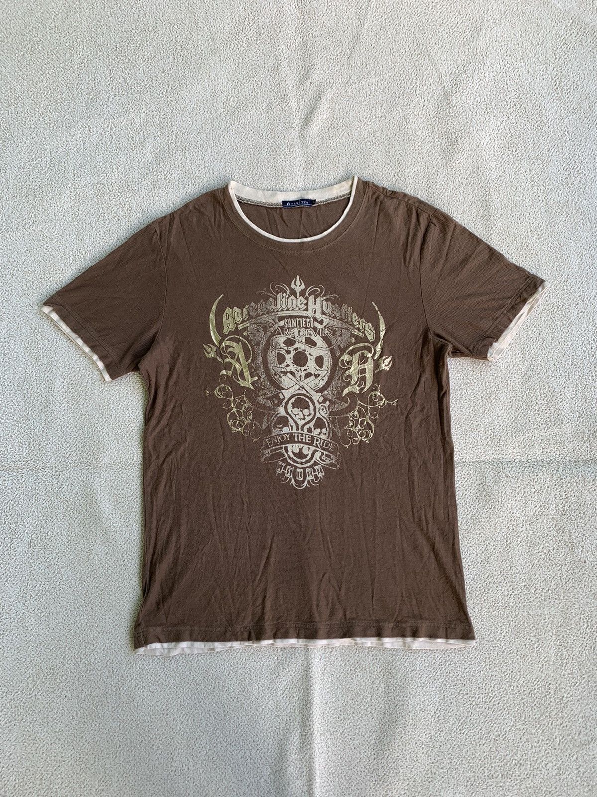 Beauty Beast × If Six Was Nine × Japanese Brand Hangten Double Layer Poem Rock Tshirt Size US XL / EU 56 / 4 - 1 Thumbnail