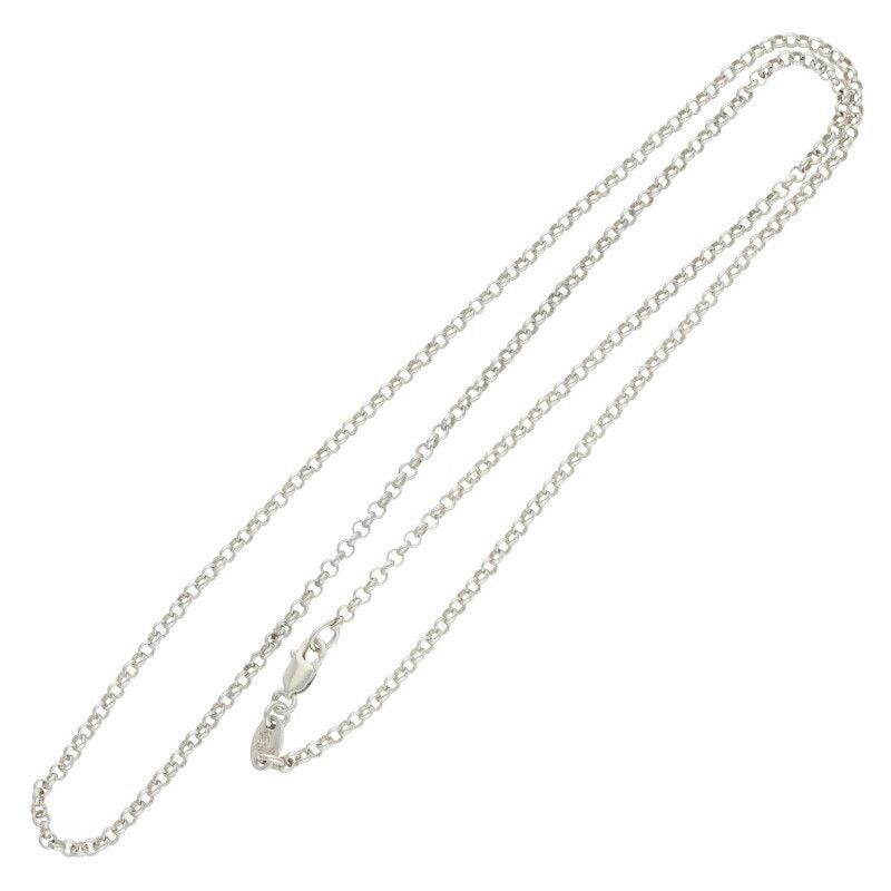 アクセサリー Chrome Hearts Roll Chain Necklace Silver Chrome Hearts Silver Safty Pin Roll Chain Necklace - SRM