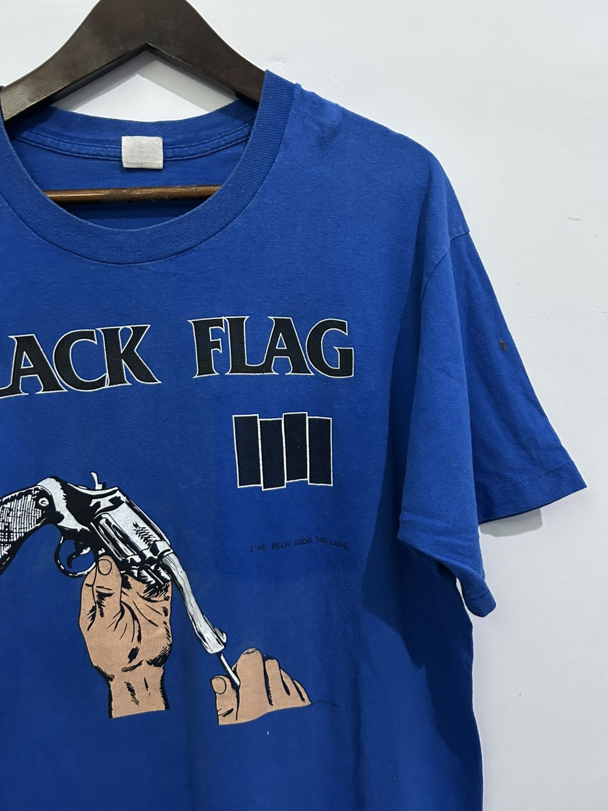 Band Tees 80s BLACK FLAG IN MY HEAD TOUR TSHIRT XL Size US XL / EU 56 / 4 - 2 Thumbnail