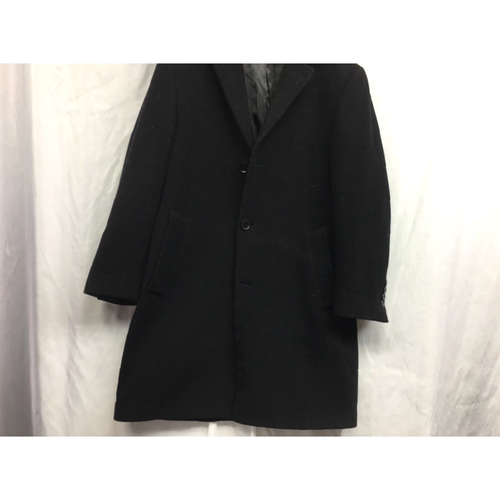 Calvin Klein Calvin Klein Black Overcoat Peacoat Button Up MEN SIZE 41 Winter Warm Dress Size US XS / EU 42 / 0 - 3 Thumbnail