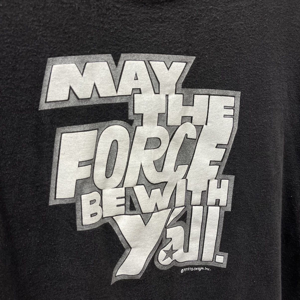 Vintage Vintage 90s 1997 Star Wars May The Force Be With Y'all Tee Size US XL / EU 56 / 4 - 2 Thumbnail