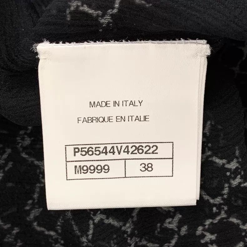Chanel Chanel Black hollow woven cotton casual knitted tweed trou Size 25" / US 0 / IT 36 - 7 Thumbnail