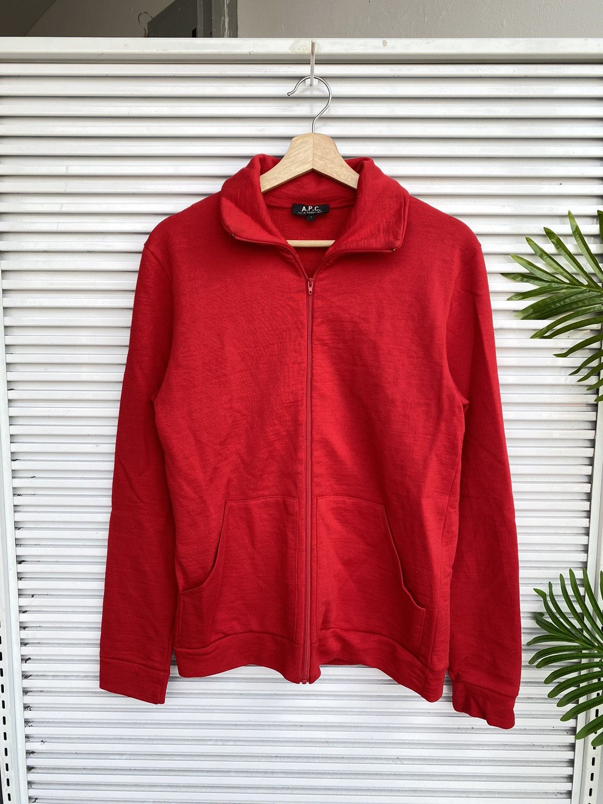 A.P.C. × Vintage Vintage APC Red Sweater / Stone Travis Scott Island Size US M / EU 48-50 / 2 - 1 Thumbnail