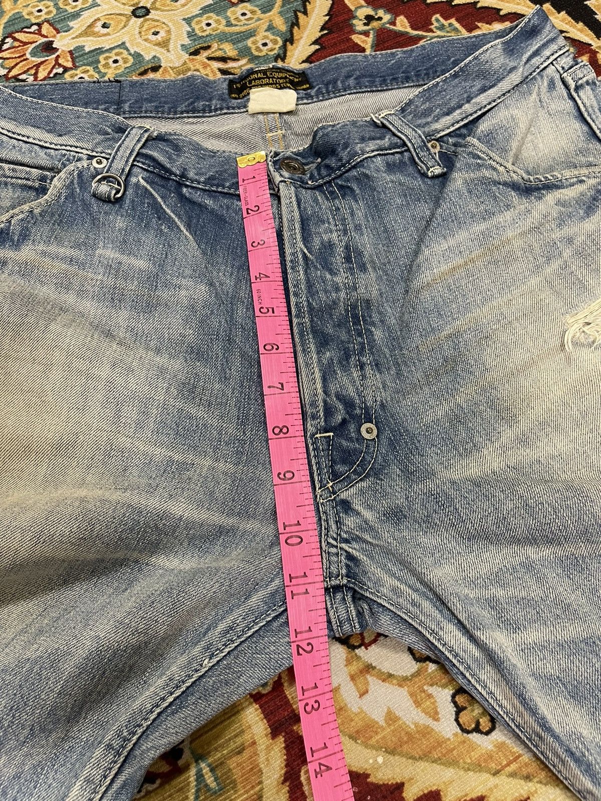 Nitraid Nitraid Destroyed Ripped Baggy Distressed Vintage Jeans Size US 35 - 21 Thumbnail
