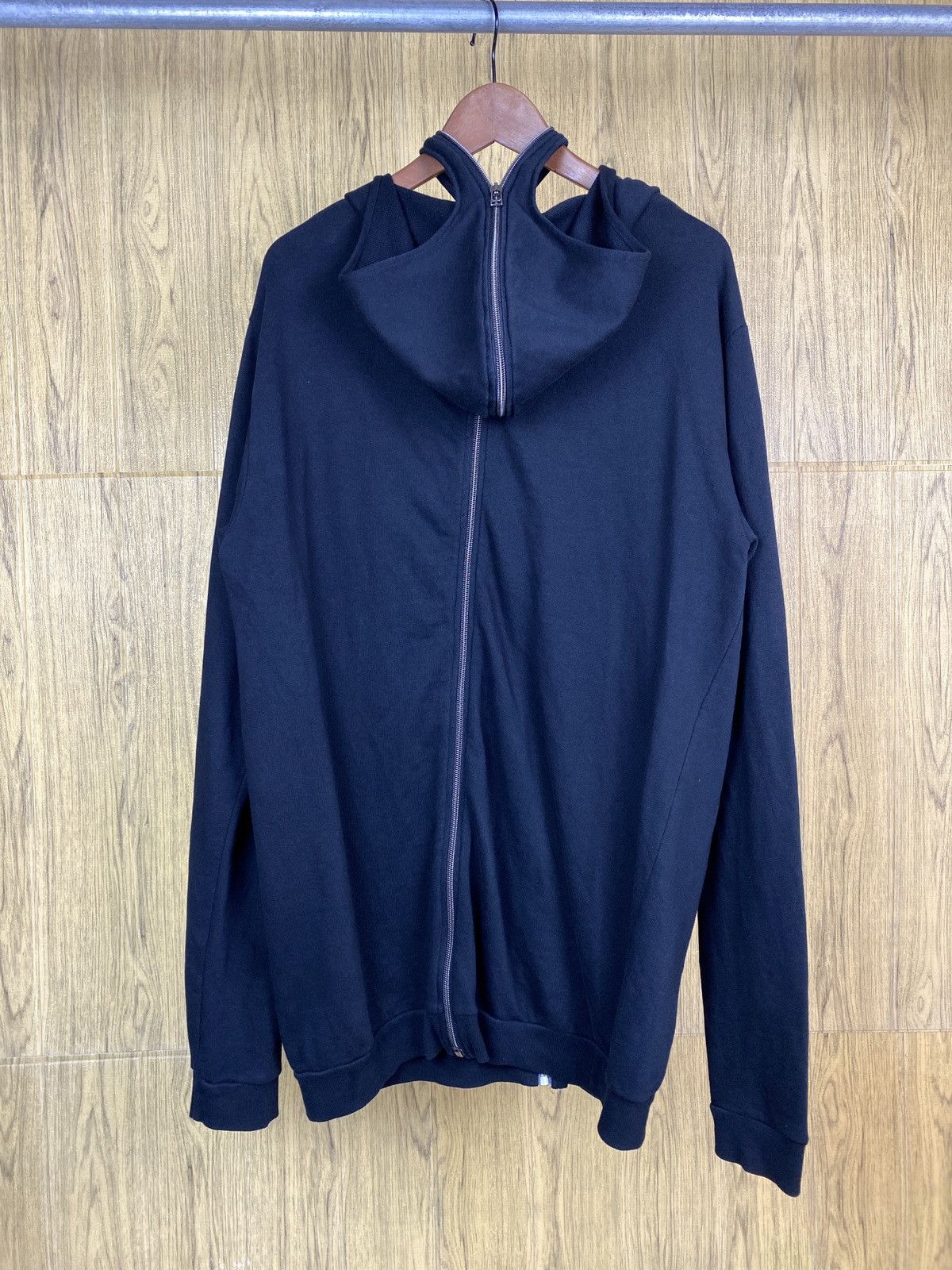 Concepts d'Odeur Odeur Black Zip Hoodie Cotton AW/11 Size US L / EU 52-54 / 3 - 2 Thumbnail