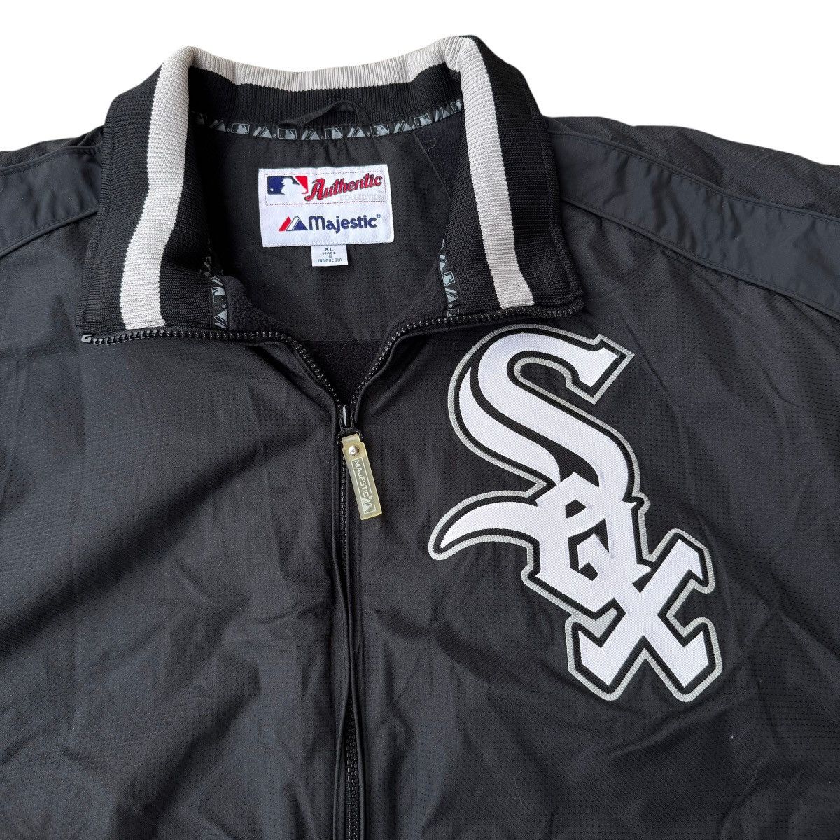 MLB × Majestic × Vintage Chicago White Sox Majestic Vintage MLB Jacket Track Dugout Size US XL / EU 56 / 4 - 12 Thumbnail