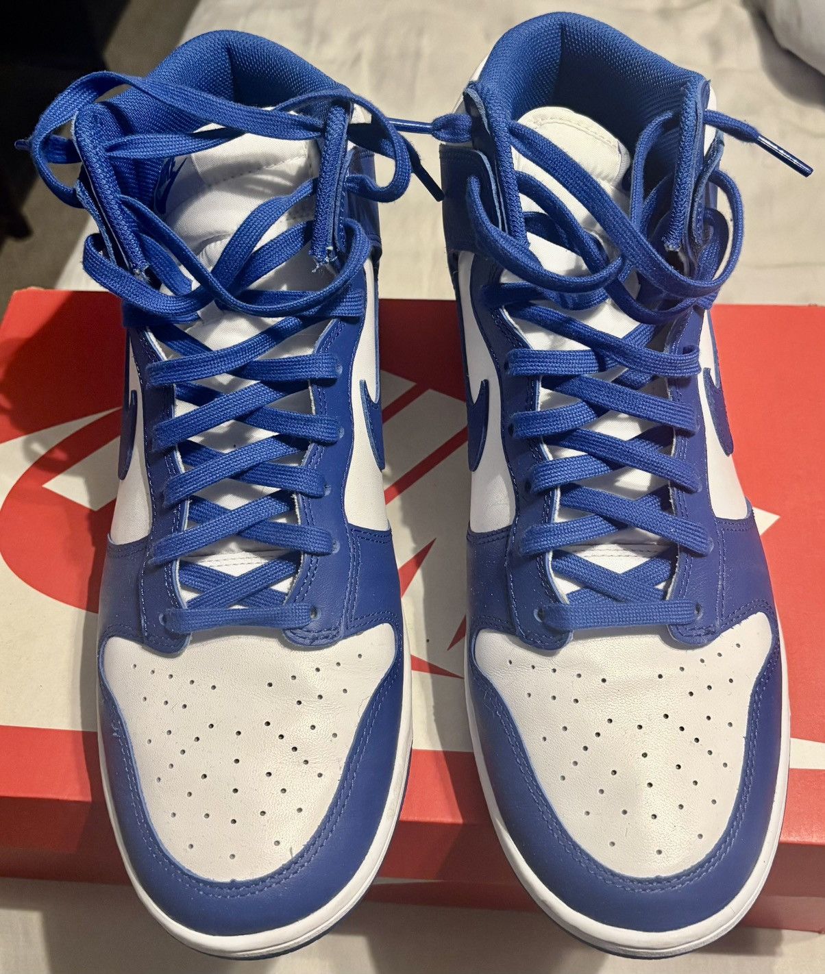 Nike × Vintage Nike “Kentucky” Dunk High, Size 13 Size US 13 / EU 46 - 2 Thumbnail