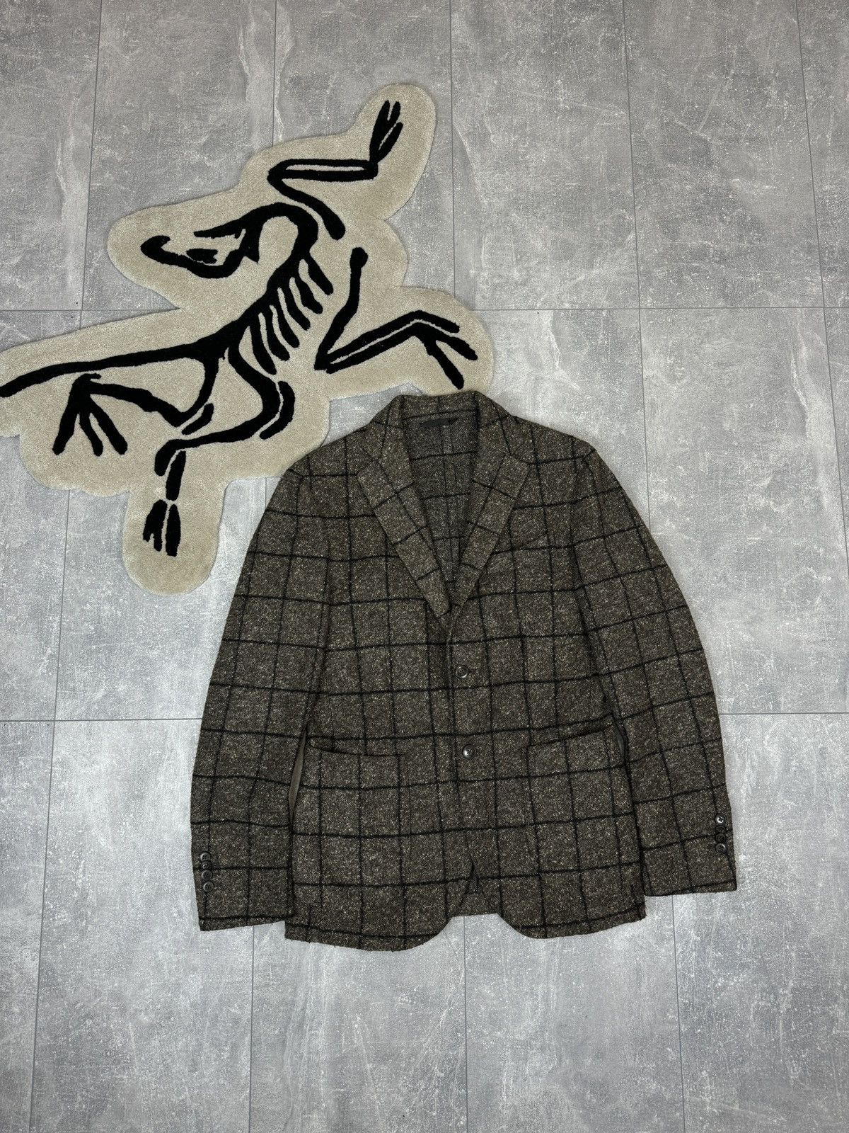 L.B.M. 1911 Mens L.b.m. 1911 Sport Giacca blazer jacket brown wool Size US S / EU 44-46 / 1 - 1 Thumbnail