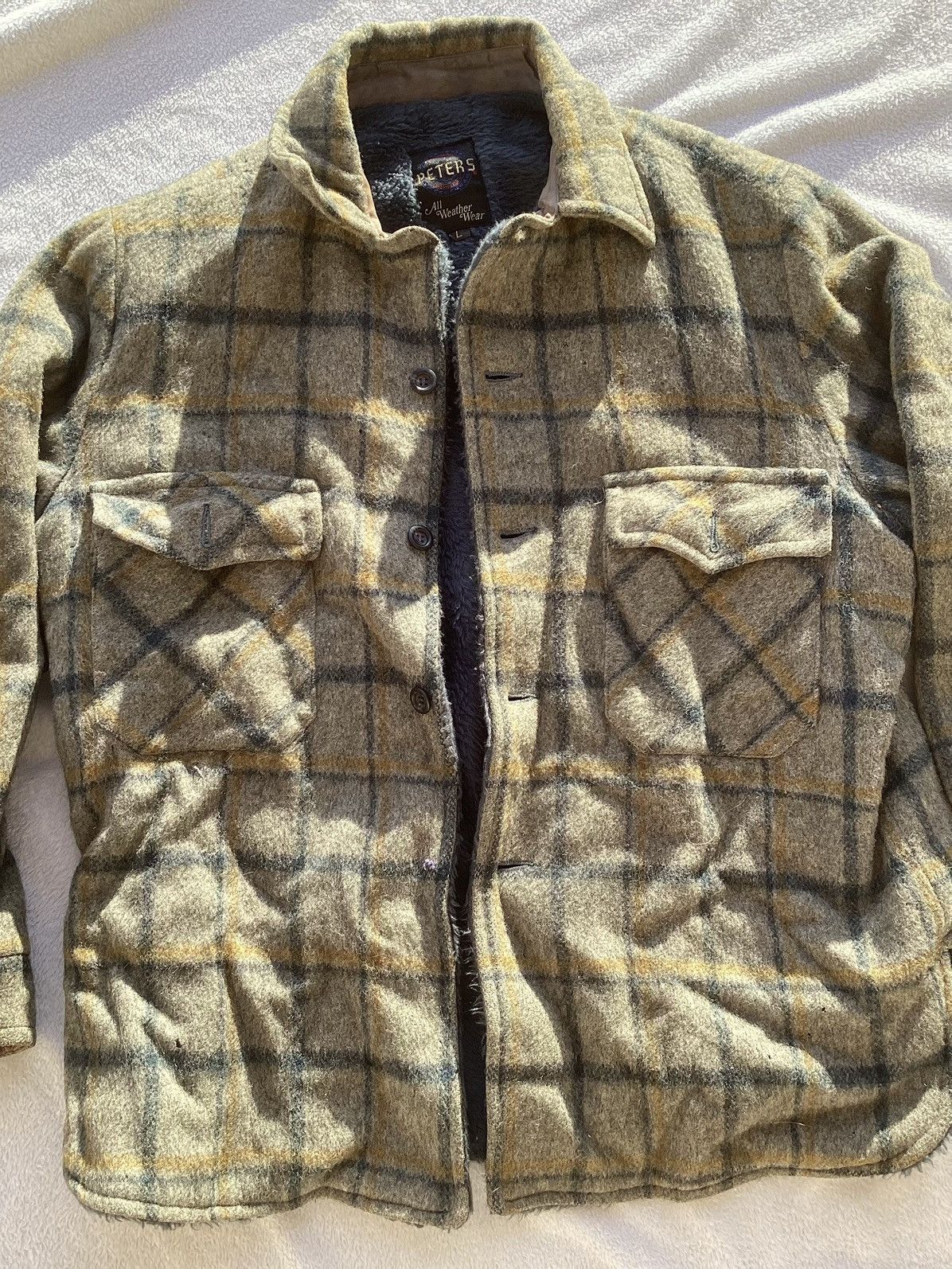 Other Vtg 70s/80s peters sportswear plaid wool all weather jacket Size US L / EU 52-54 / 3 - 3 Thumbnail