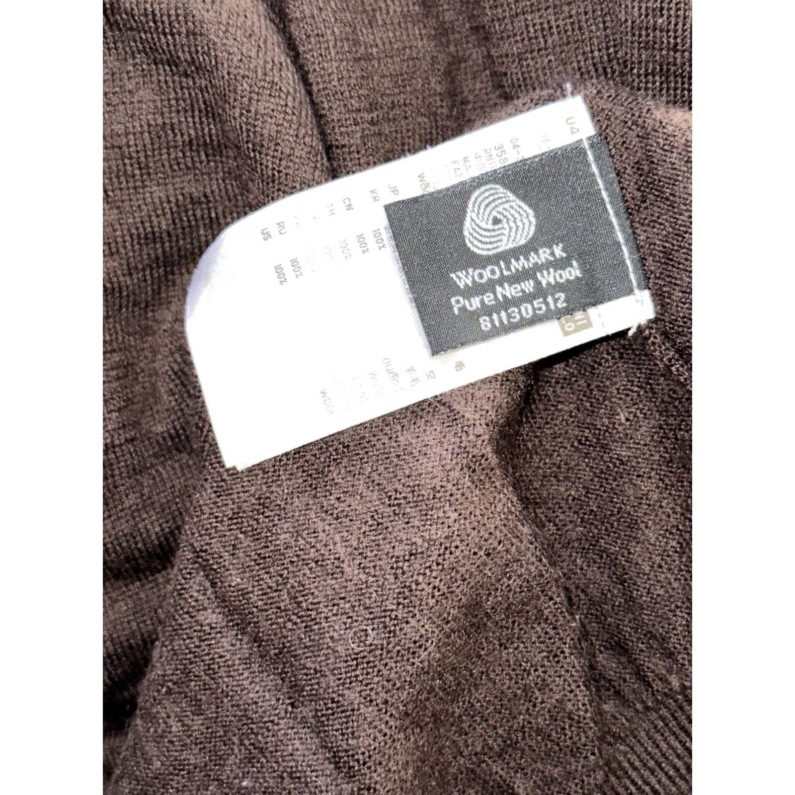 Uniqlo Uniqlo Sweater Pullover Crew Neck Long Sleeve Brown 100% Wool Mark XXL 2XL Top Size US L / EU 52-54 / 3 - 6 Thumbnail