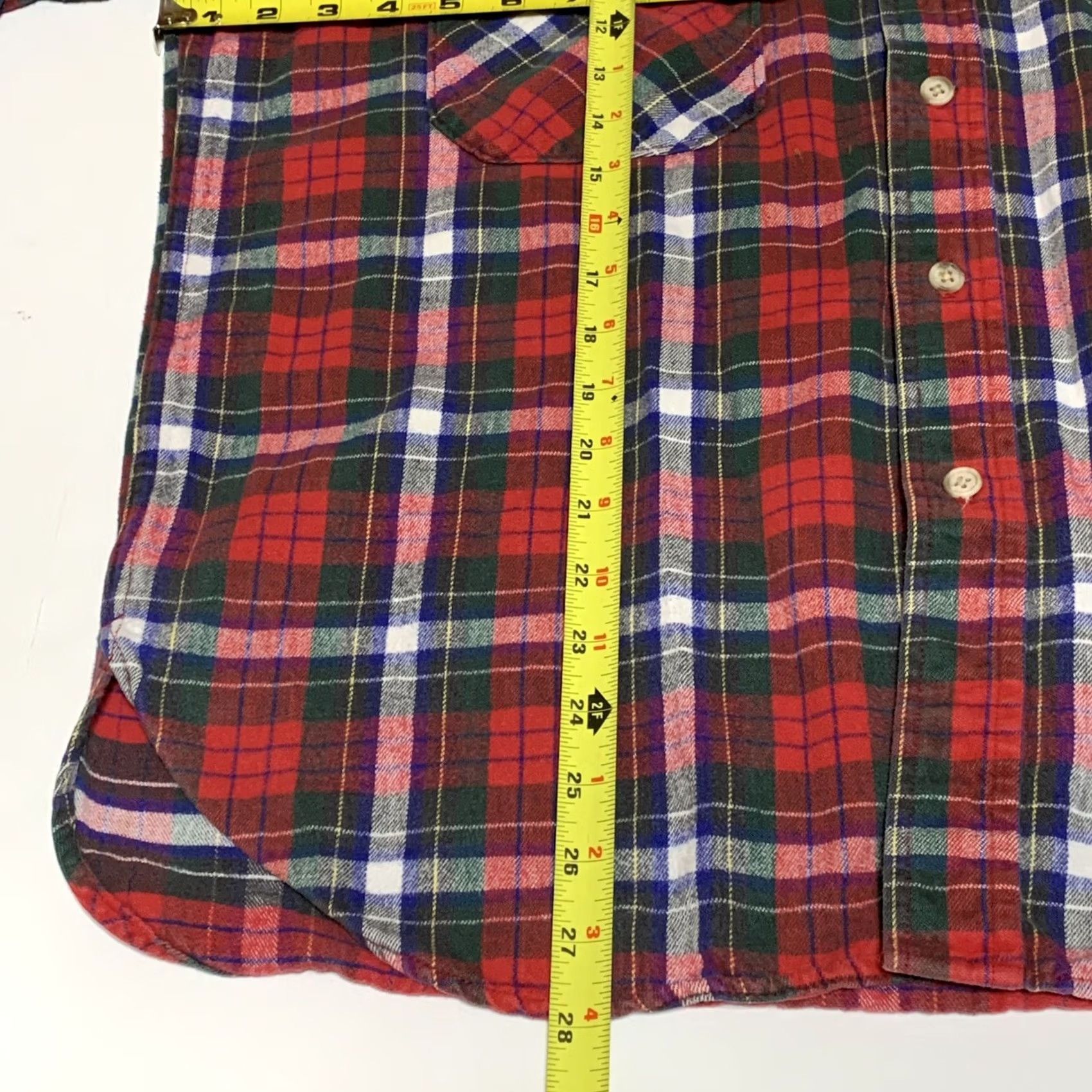 Vintage VINTAGE Woolrich Button-Up Shirt Mens XL/L Red Plaid Flannel Long Sleeve Shirt Size US L / EU 52-54 / 3 - 5 Thumbnail