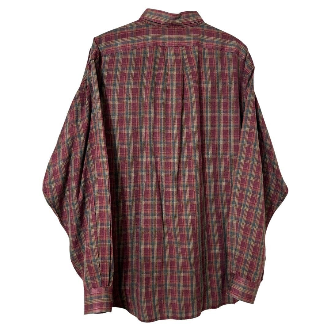 Polo Ralph Lauren Vintage 90s Polo Ralph Lauren Rayon Long Sleeve Plaid Button Size US XL / EU 56 / 4 - 2 Thumbnail