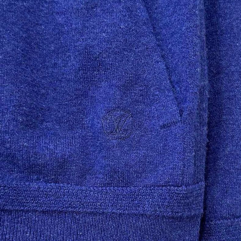Embroidered Logo Cashmere Zip Jacket -2505