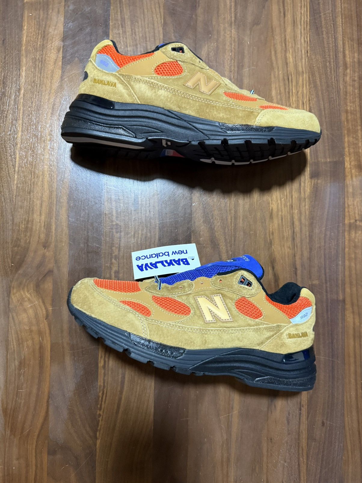 Action Bronson × New Balance New Balance x Action Bronson Made in USA 992 Tiger Eye Sz 11 Size US 11 / EU 44 - 2 Thumbnail