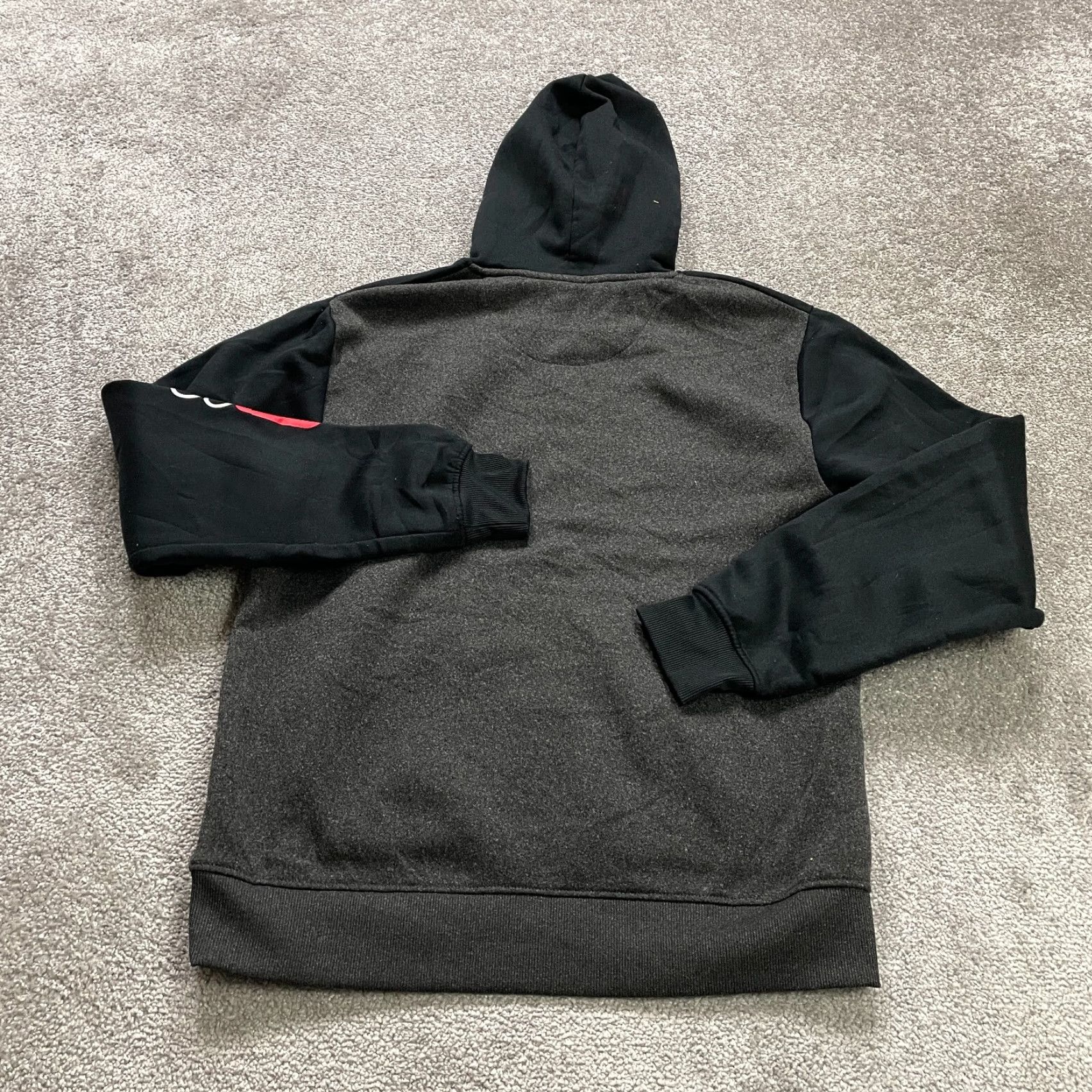 Fila FILA Hoodie Pullover Sweatshirt Mens Medium Black Gray Graphic Fleece Casual Size US M / EU 48-50 / 2 - 2 Thumbnail