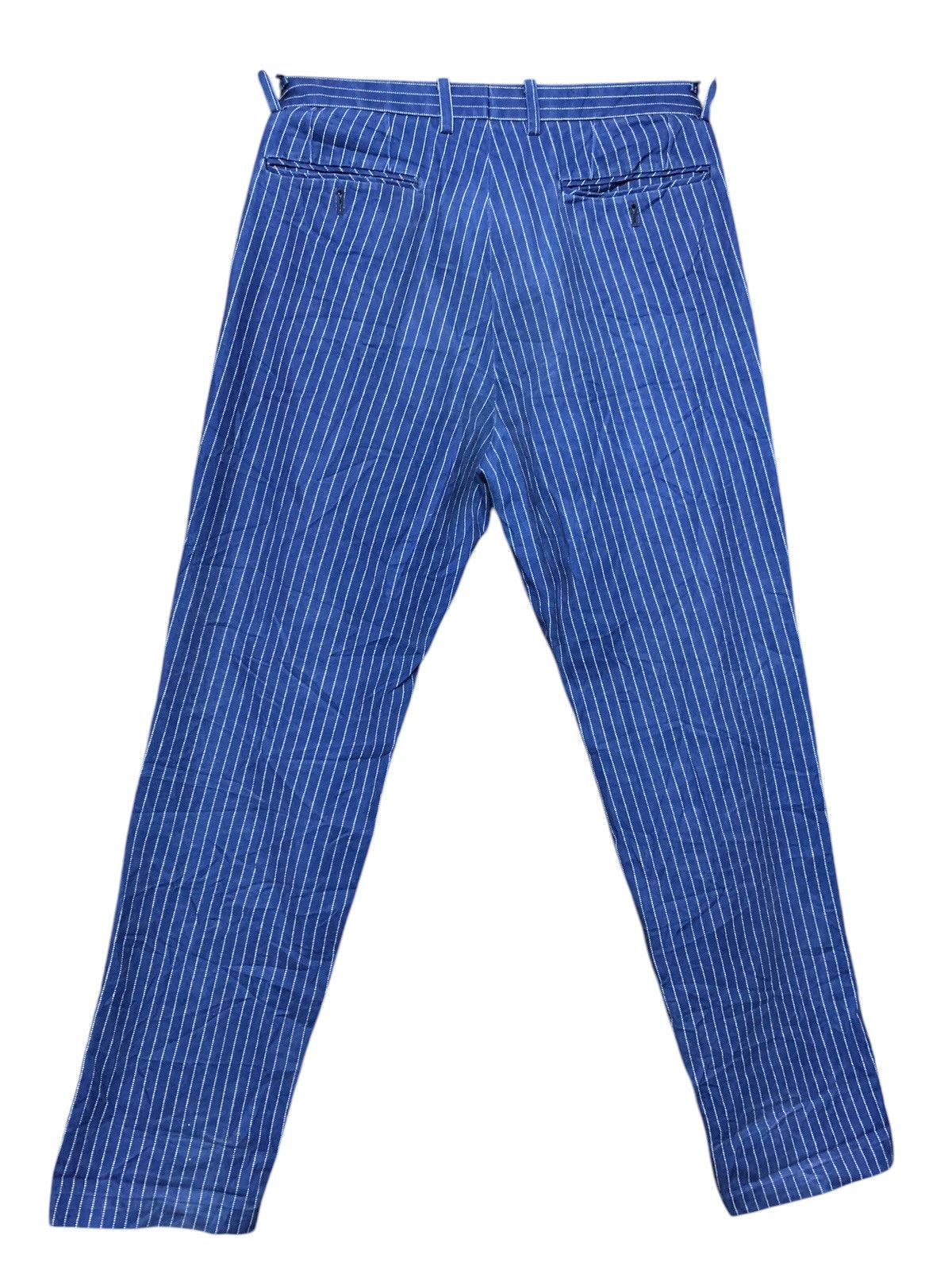 Japanese Brand Urban Research stripe pants Size US 34 / EU 50 - 9 Thumbnail