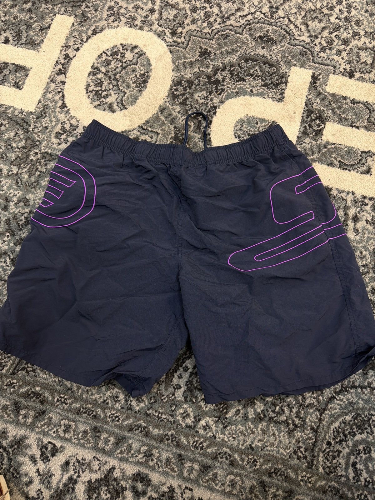 Supreme Supreme script nylon shirt purple navy Size US 36 / EU 52 - 1 Thumbnail