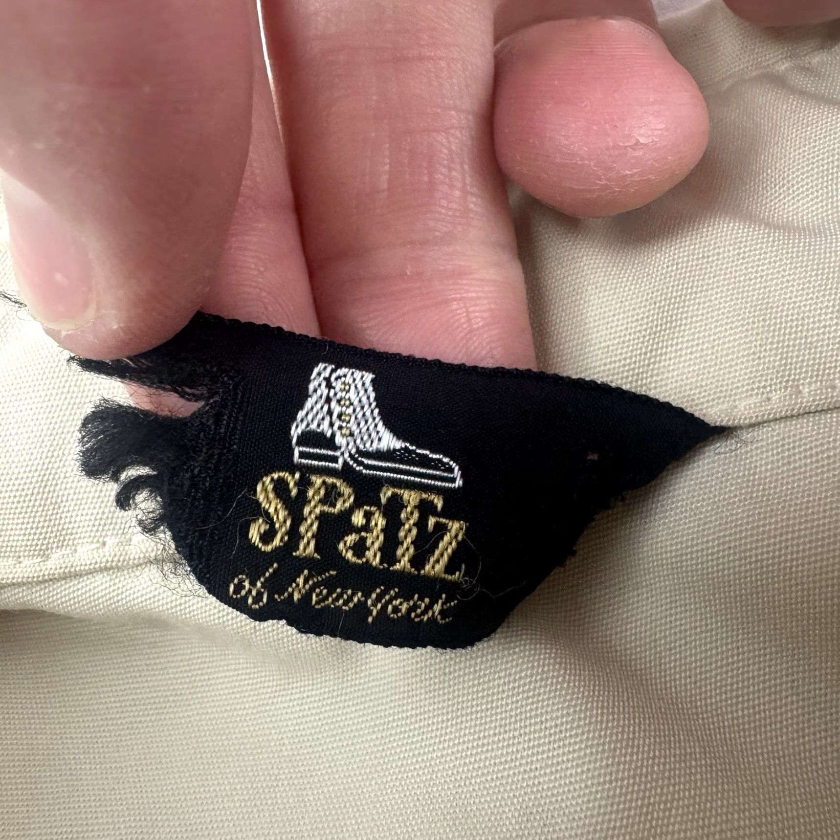 Vintage VINTAGE Spatz Jacket Womens M Hipster 70s 60s Collared Snap Ivory Size M / US 6-8 / IT 42-44 - 3 Thumbnail