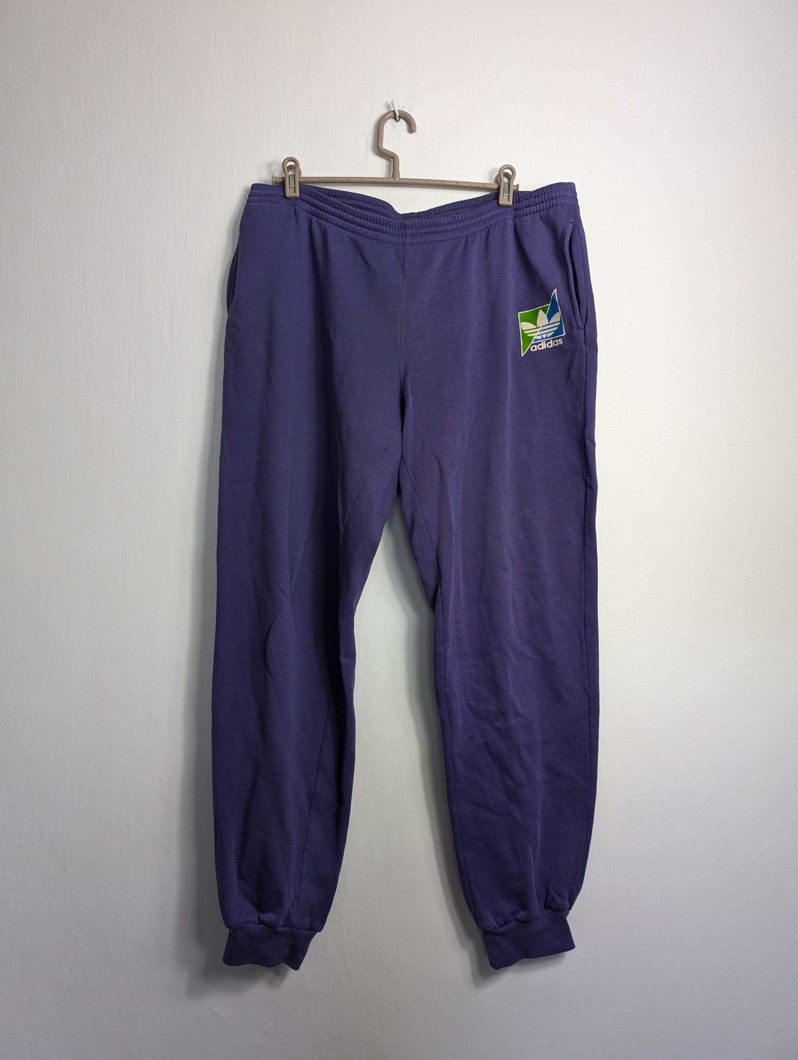 Adidas × Vintage Vintage 90s Adidas Tracksuit Set Purple Colour Block Size US XL / EU 56 / 4 - 9 Thumbnail