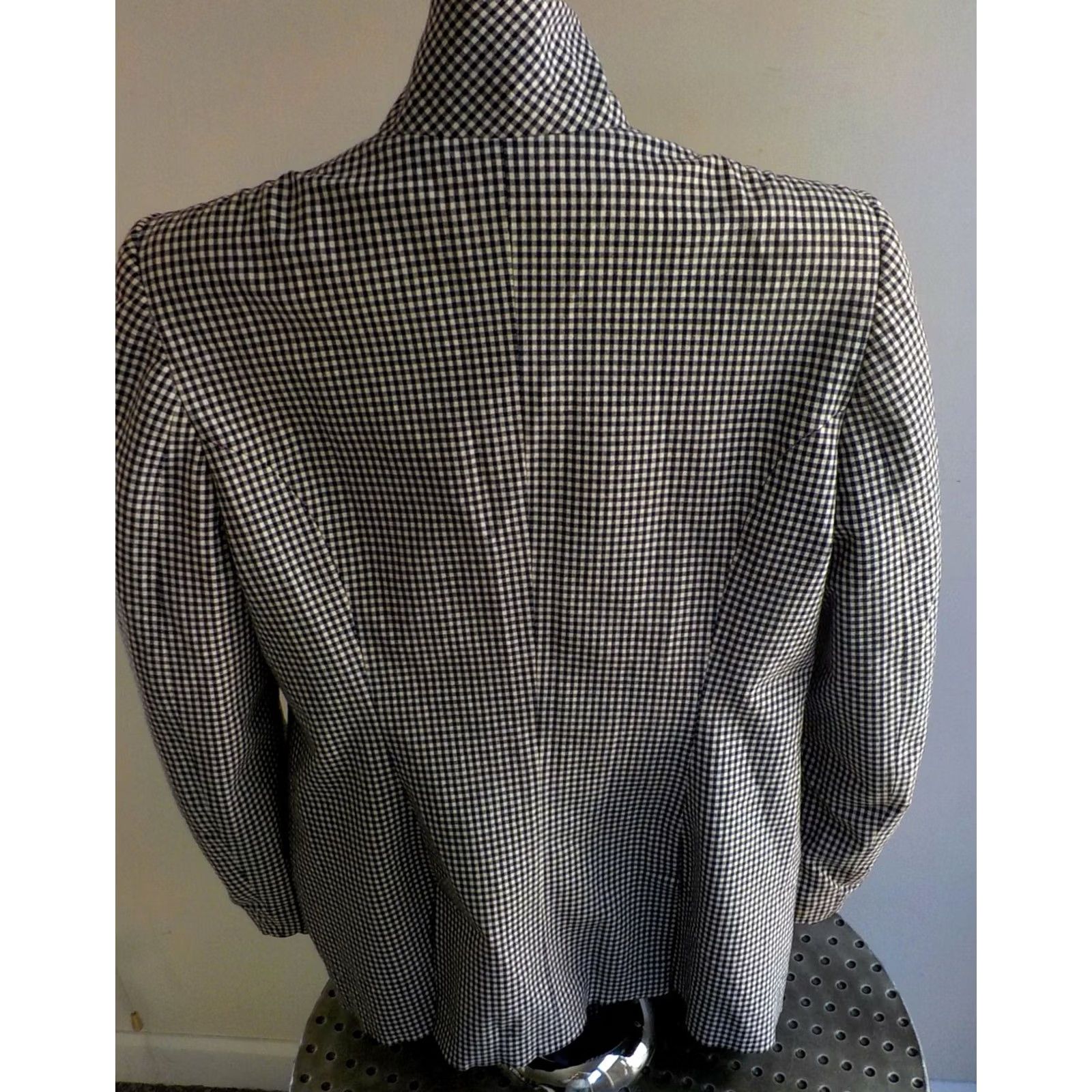 Les Copains Vintage Les Copains BLUE EAGLE Pantsuit Cotton Stretch 8 Ivory/Navy PANTS Waist 28 Inseam 27.5 - Great Condition Women Size 30" / US 8 / IT 44 - 5 Thumbnail