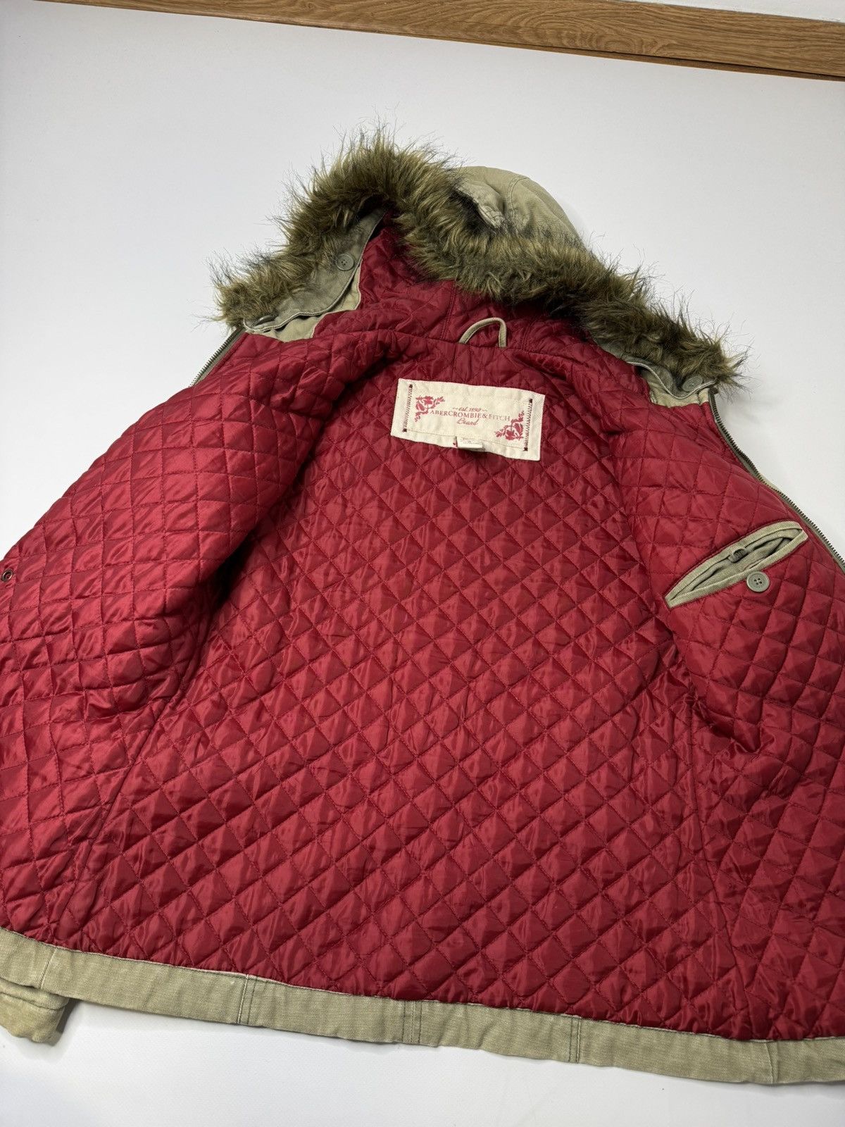 Vintage Vintage A&F Abercrombie & Fitch babydoll parka jacket y2k Size M / US 6-8 / IT 42-44 - 5 Thumbnail