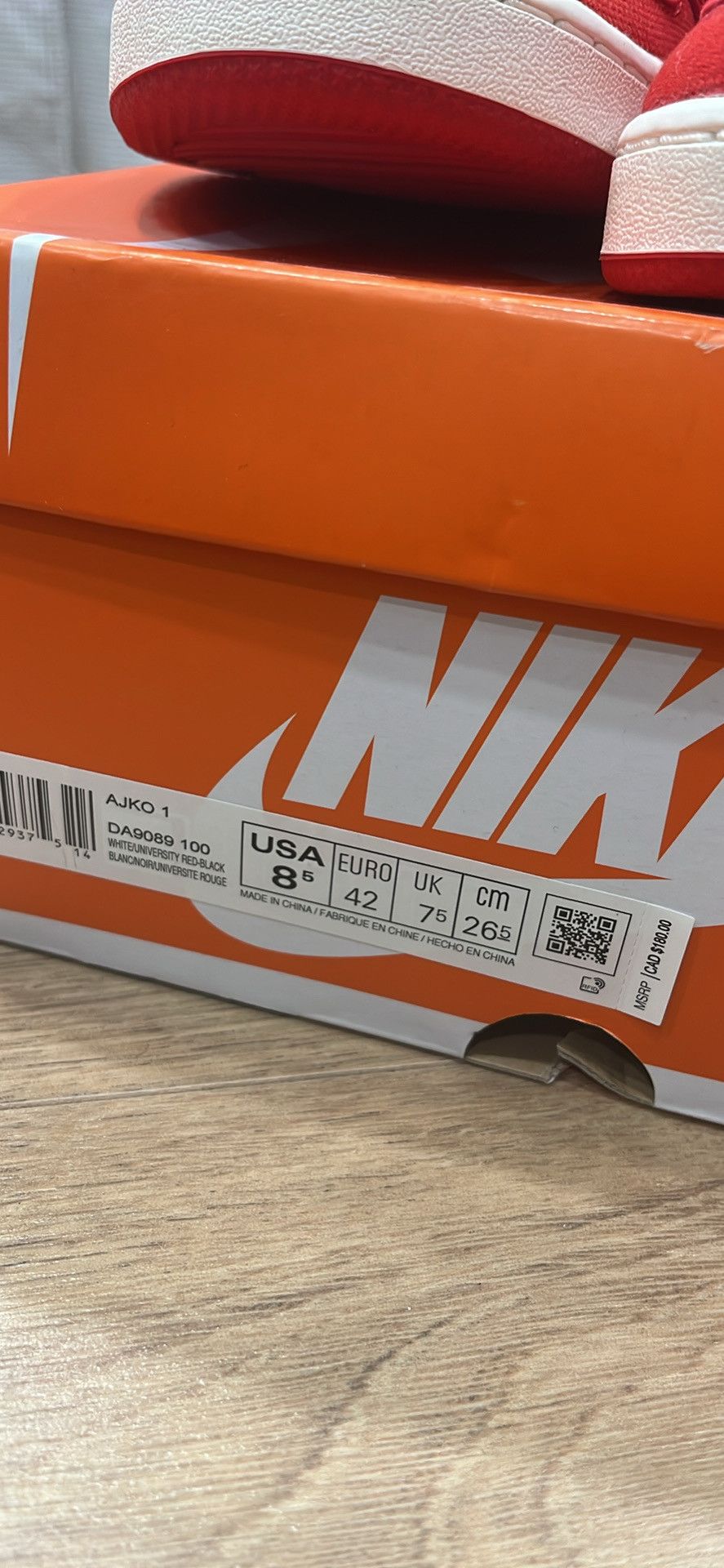 Nike Jordan 1 Retro AJKO 'Chicago' 2021 Size US 8.5 / EU 41-42 - 3 Thumbnail