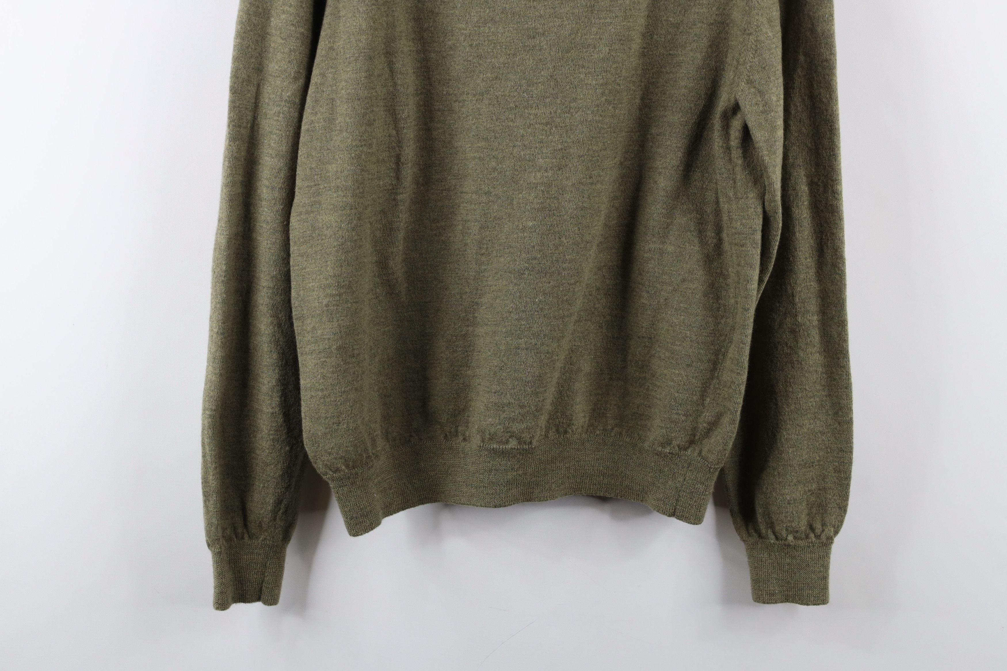 Vintage Vintage 90s Streetwear Wool Knit Crewneck Sweater Green Size US S / EU 44-46 / 1 - 8 Thumbnail
