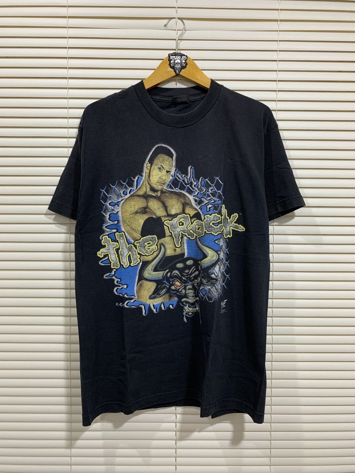 Vintage × WWE × WWF Vintage WWF The Rock 1999 Size US L / EU 52-54 / 3 - 1 Thumbnail