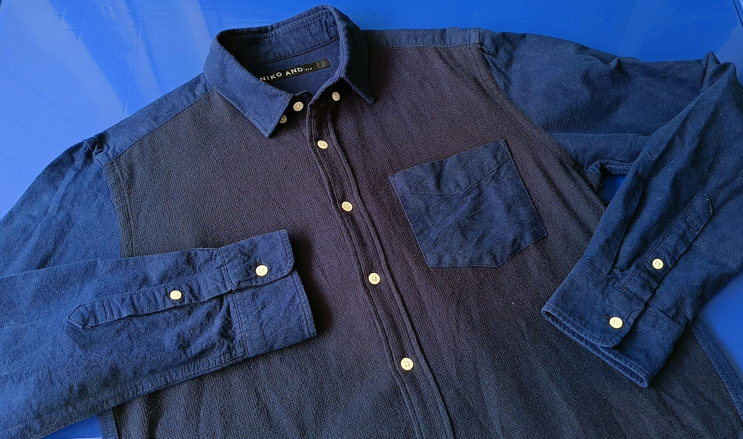 Other Niko and ... indigo navy blue two tone medium shirt Size US M / EU 48-50 / 2 - 1 Thumbnail