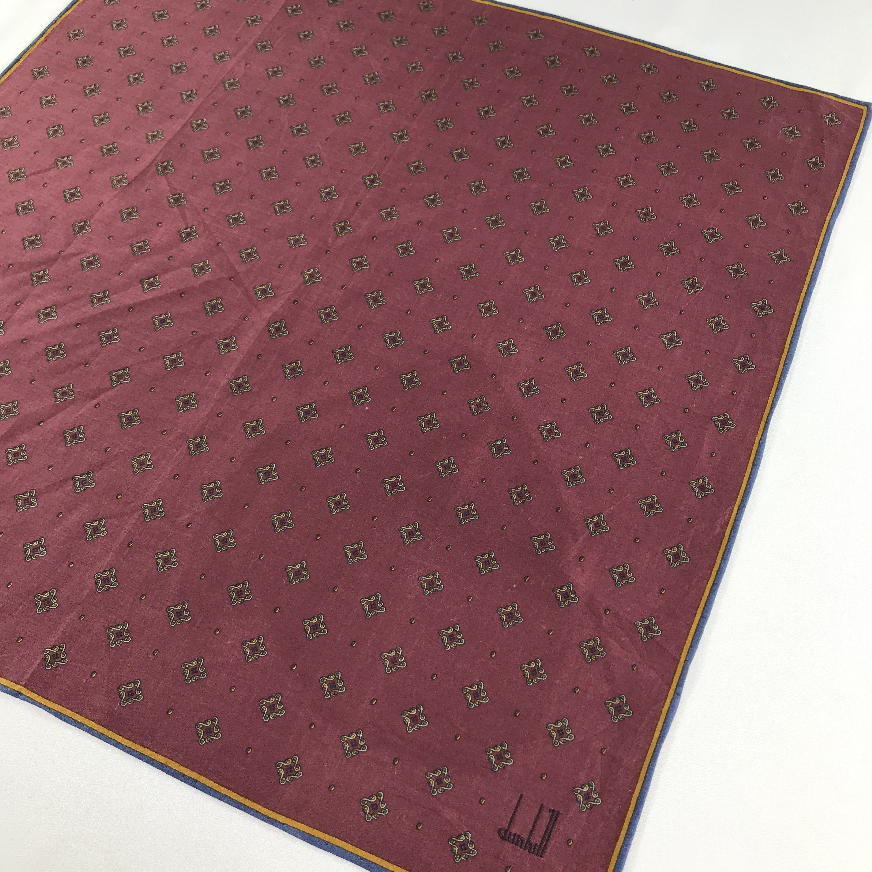 Alfred Dunhill Dunhill Handkerchief Bandana Napkin H674 Size ONE SIZE - 4 Thumbnail
