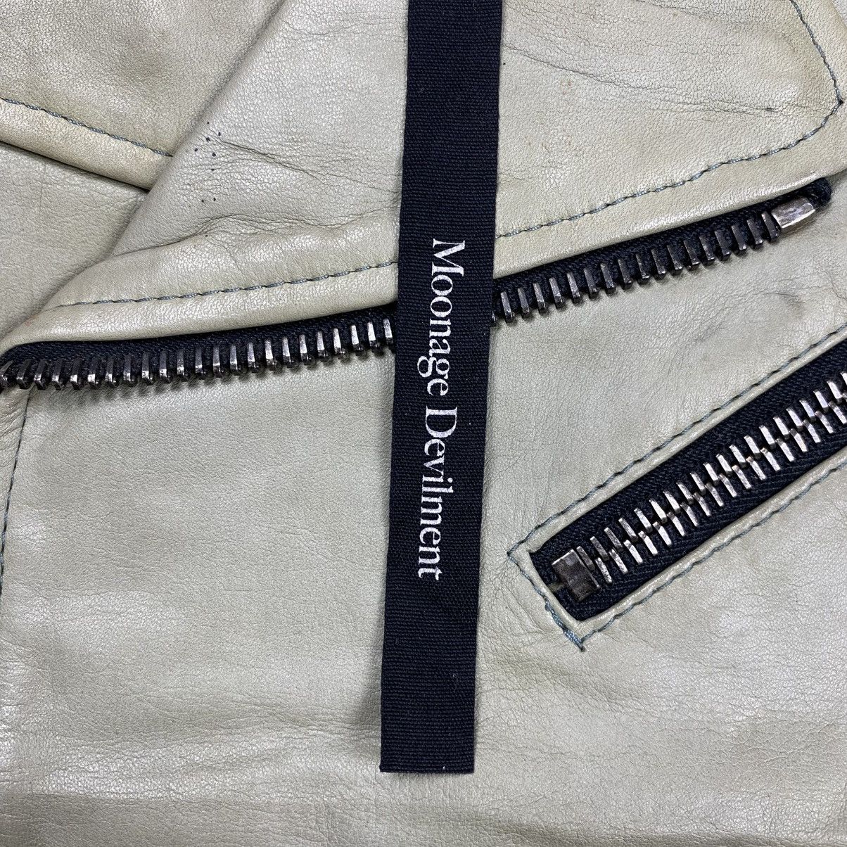 Japanese Brand Moonage devilment double rider leather jacket Size US M / EU 48-50 / 2 - 9 Thumbnail