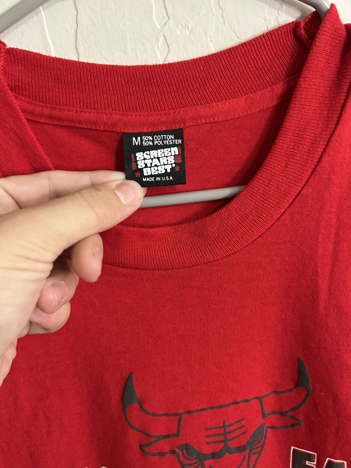 NBA Vintage 1991 Chicago Bulls Screen Stars Shirt Size M Size US M / EU 48-50 / 2 - 2 Thumbnail