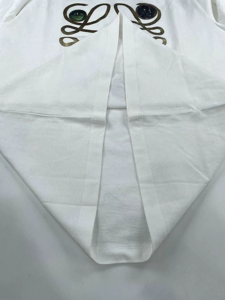 Loewe LOEWE Short sleeve T-shirt M size with gold logo and jewel Size M / US 6-8 / IT 42-44 - 6 Thumbnail