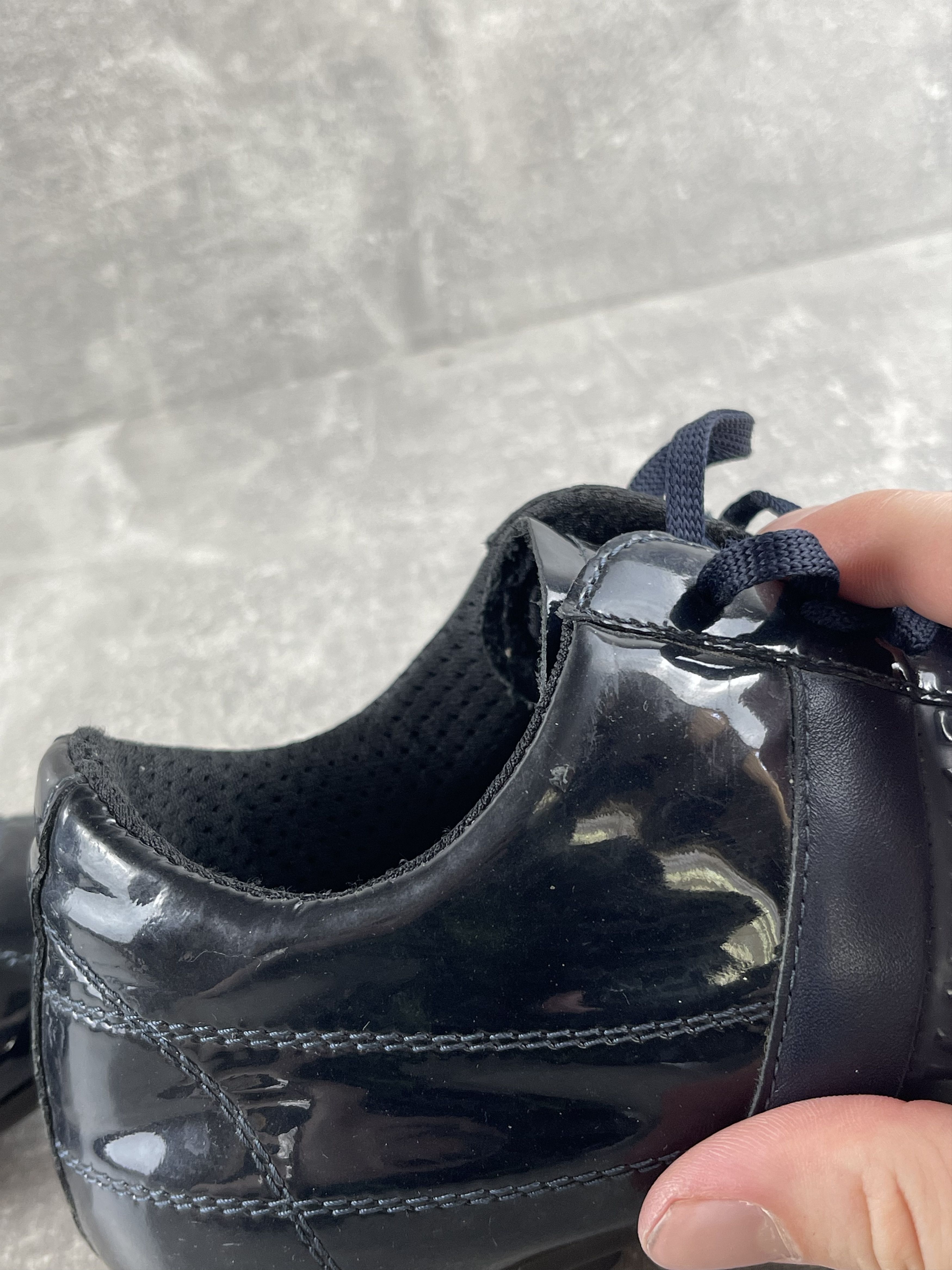Dirk Bikkembergs Bikkembergs patent leather navy blue trainers sneakers Size US 9 / IT 39 - 13 Thumbnail