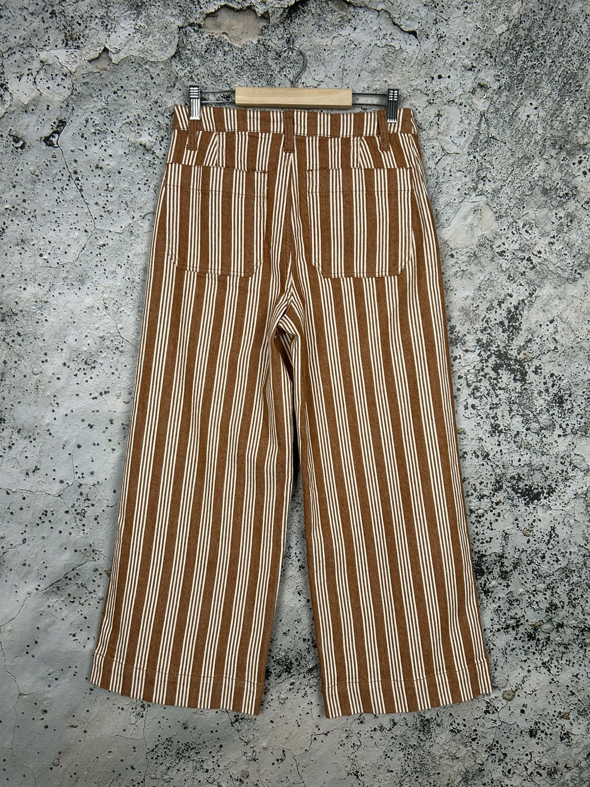 Madewell Madewell Stripped Wide Legs Baggy Jeans Denim Pants Size 28" / US 6 / IT 42 - 4 Thumbnail