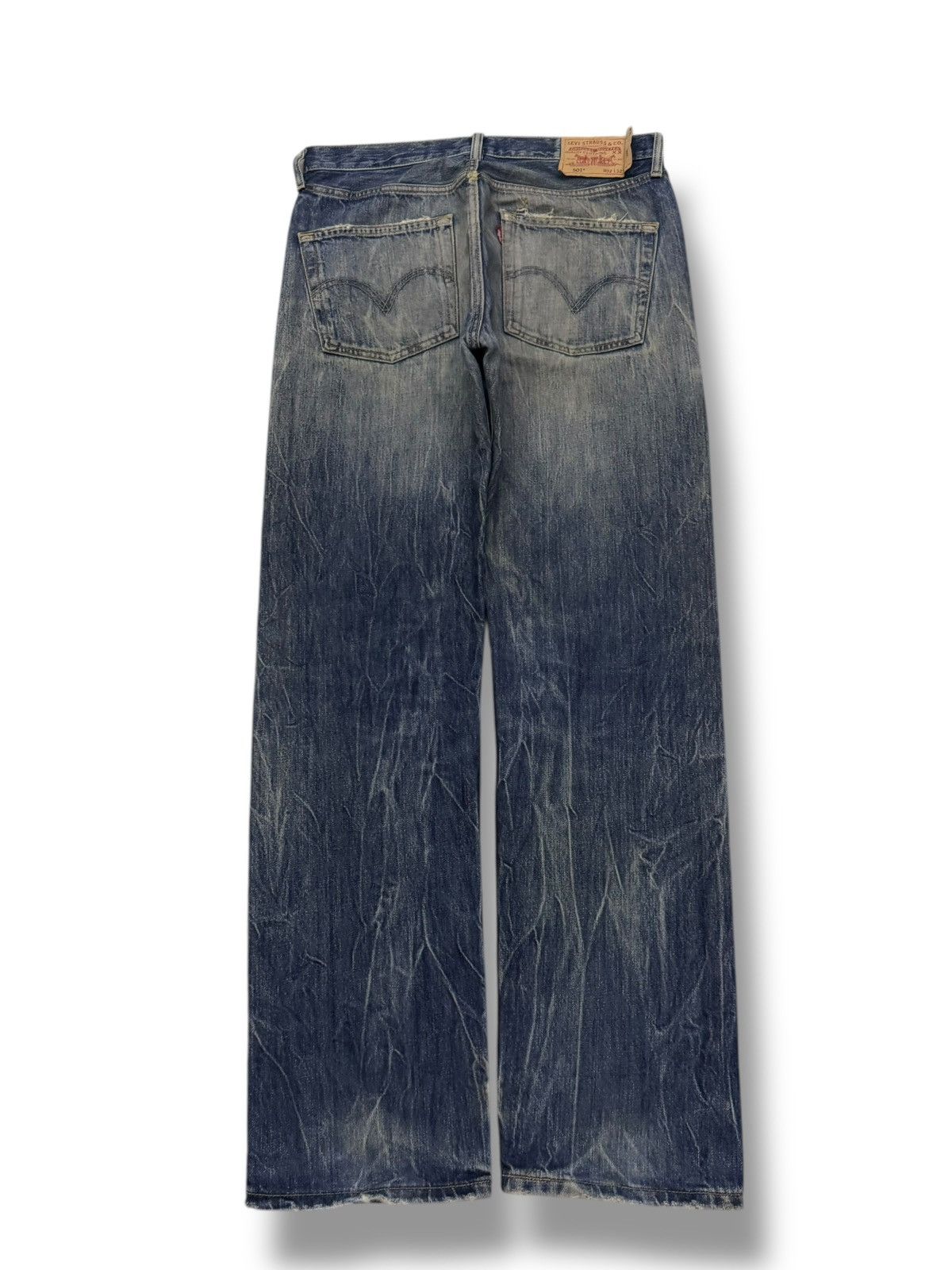 Levi's Vintage 00s Levi’s 501 Japan Exclusive Vintage Faded Denim Size US 32 / EU 48 - 3 Thumbnail