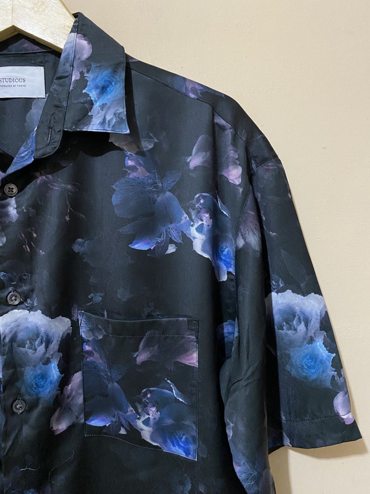 Japanese Brand Studious Japan Floral Linen Button Shirt Size US L / EU 52-54 / 3 - 4 Thumbnail