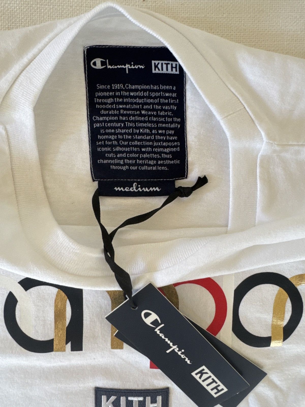 Champion × Kith Kith x Champion Double Logo Tee Size US M / EU 48-50 / 2 - 3 Thumbnail