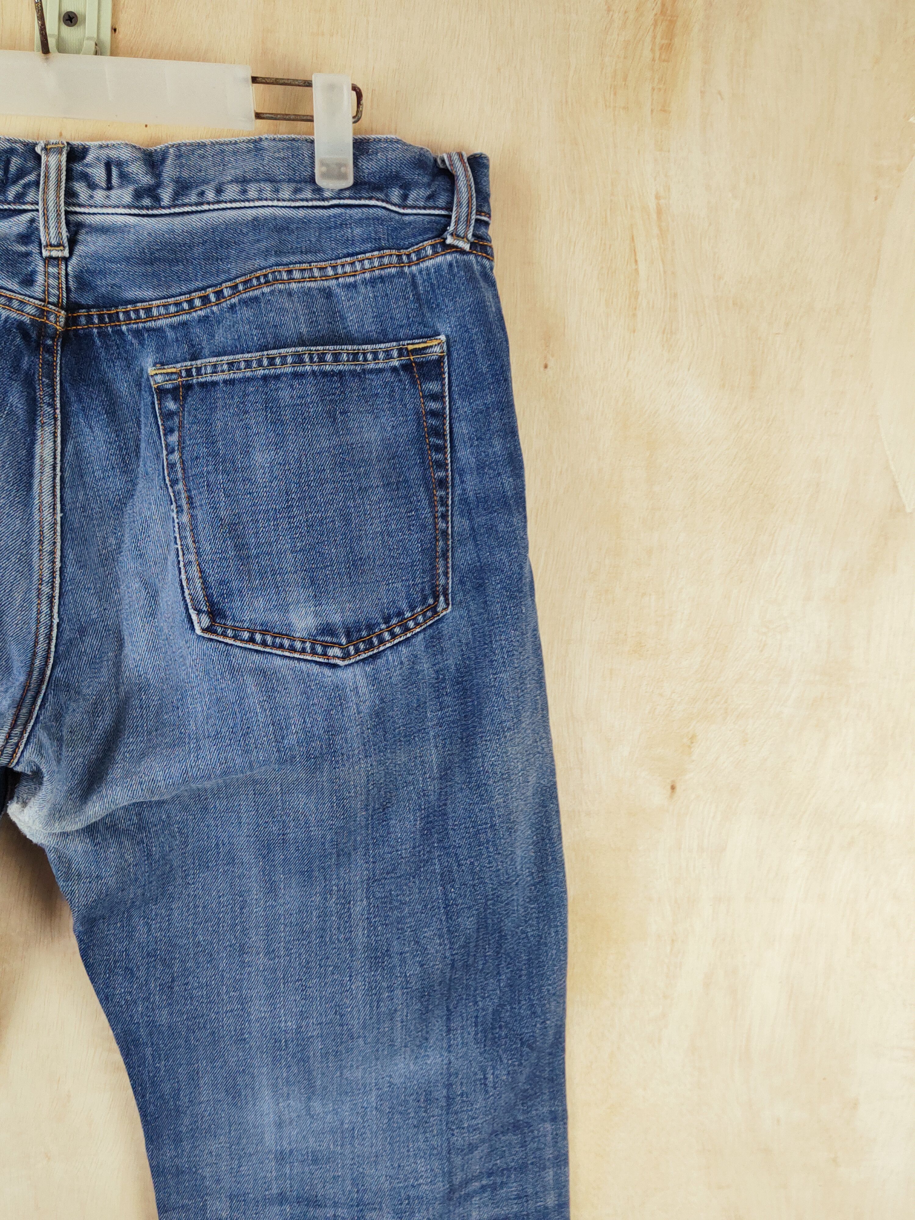 Japanese Brand Uniqlo japanese fabric by Kaihara Ripped Jeans #S2646 Size US 36 / EU 52 - 10 Thumbnail