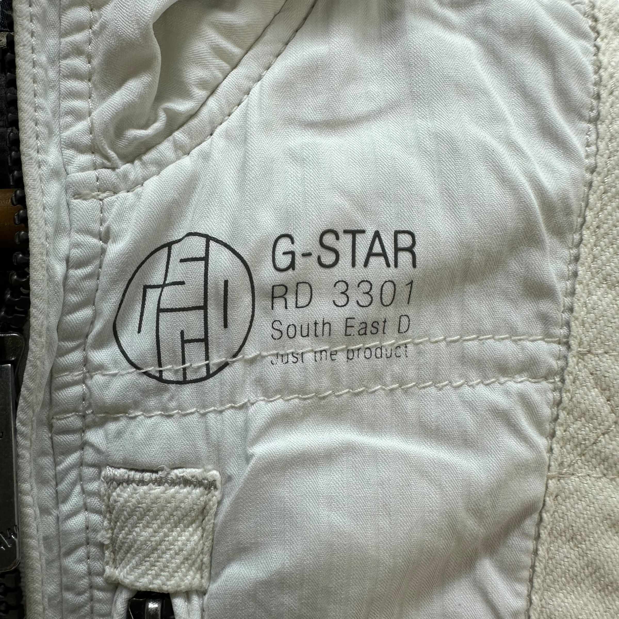 G-Star G-STAR RAW Techwear White Bomber Jacket #A65-1559 Size US S / EU 44-46 / 1 - 4 Thumbnail