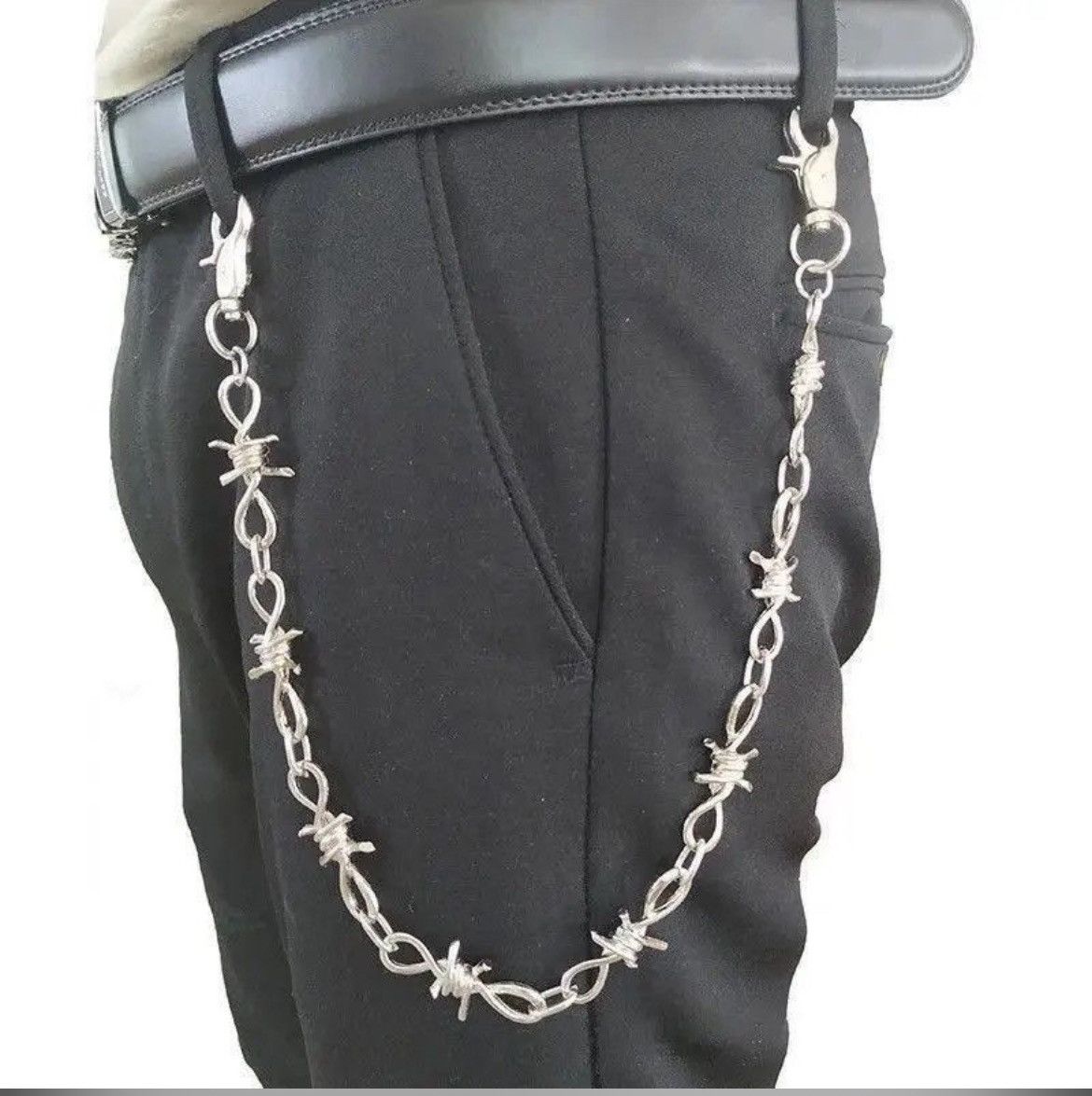 Jewelry Barb Wire Wallet Chain Size ONE SIZE - 3 Thumbnail