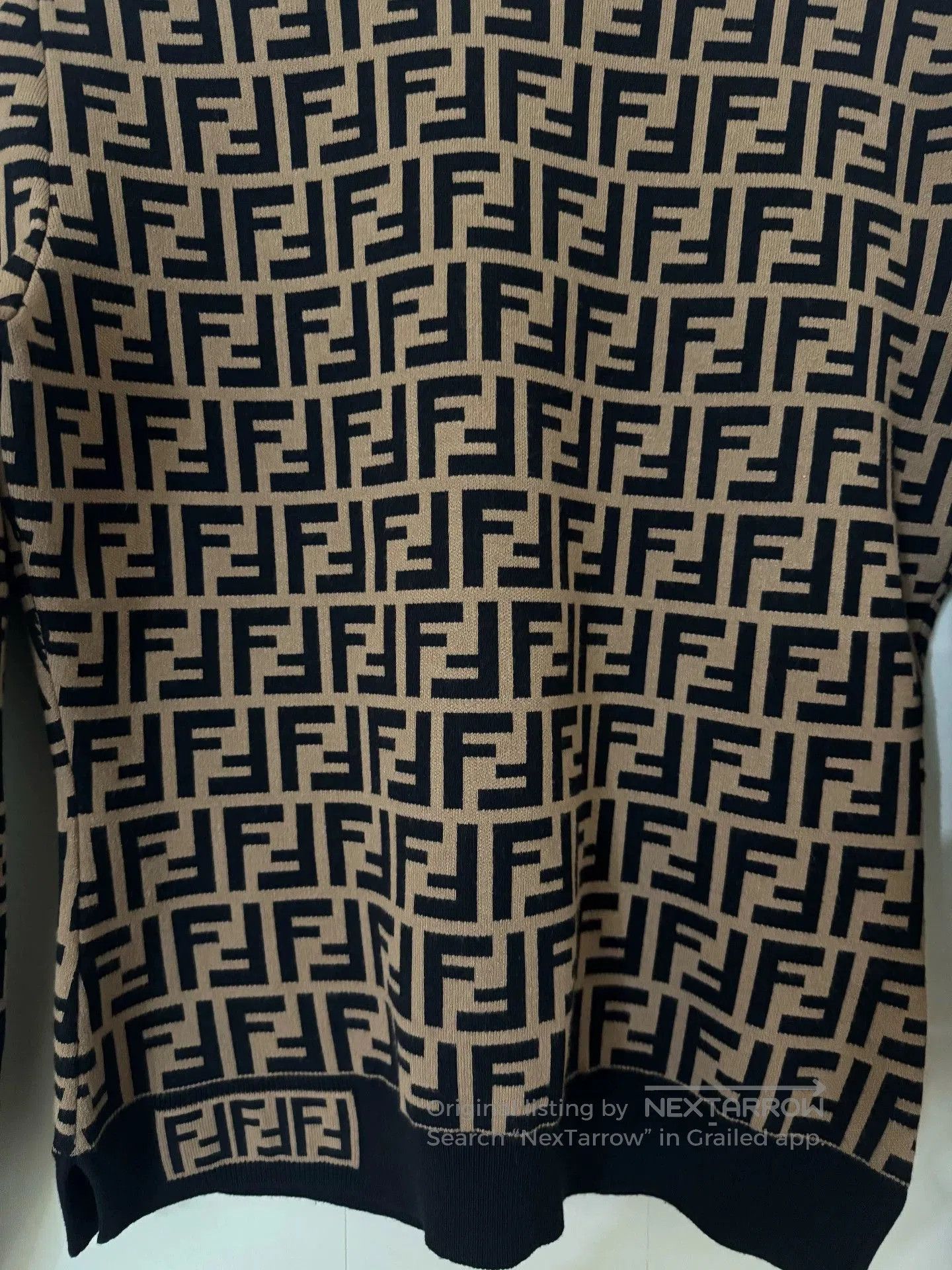 Fendi fendi brown logo knit sweater. Size US M / EU 48-50 / 2 - 4 Thumbnail