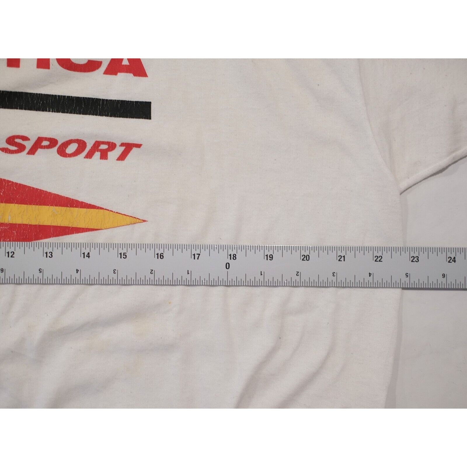 Nautica Nautica Mens XL White Graphic Print Sports T-Shirt Cotton Size US XL / EU 56 / 4 - 12 Thumbnail