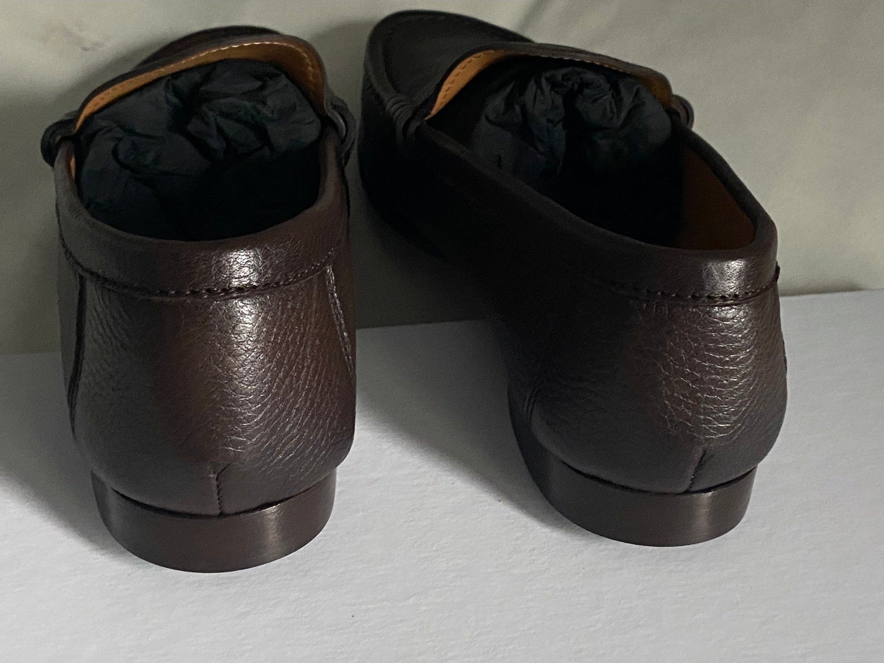 Ralph Lauren Purple Label RL Purple Label "Chalmers" Pebble Grain Loafers - New Size US 9 / EU 42 - 7 Thumbnail