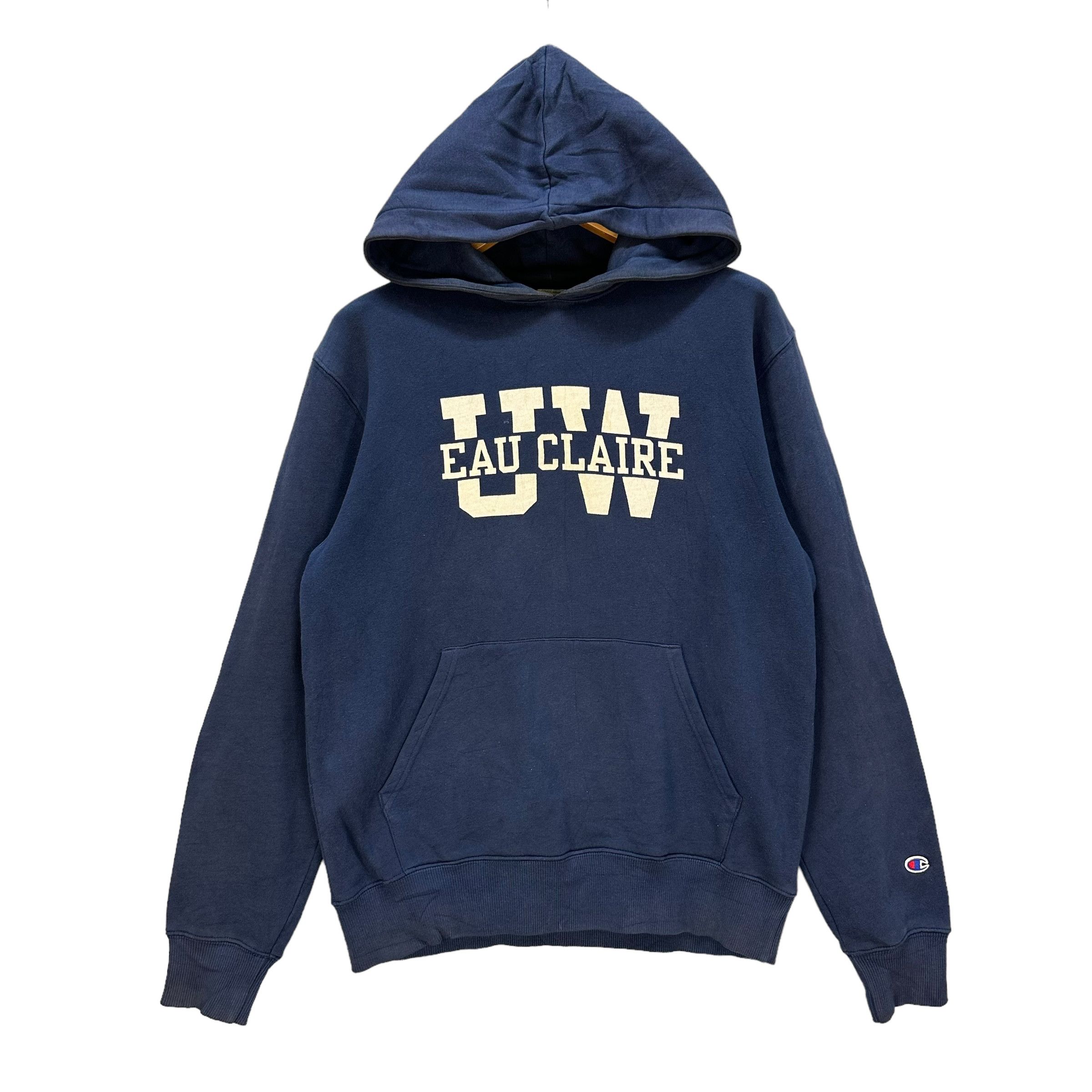 Champion CHAMPION UW EAU CLAIRE BIG LOGO PULLOVER HOODIES #9043-51 Size US L / EU 52-54 / 3 - 1 Thumbnail