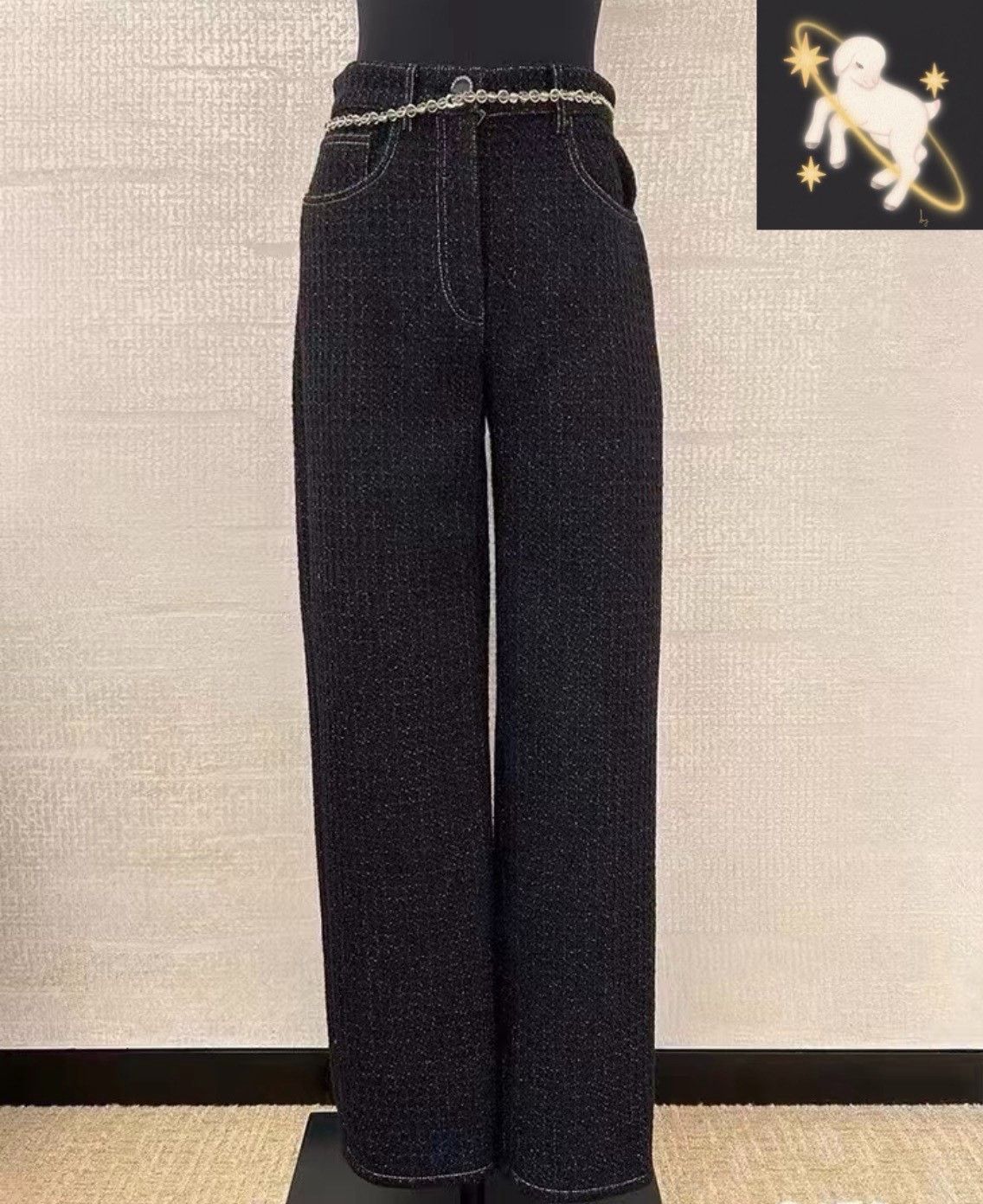 Chanel Chanel Black Casual Pants 36 Men Size US 36 / EU 52 - 1 Thumbnail