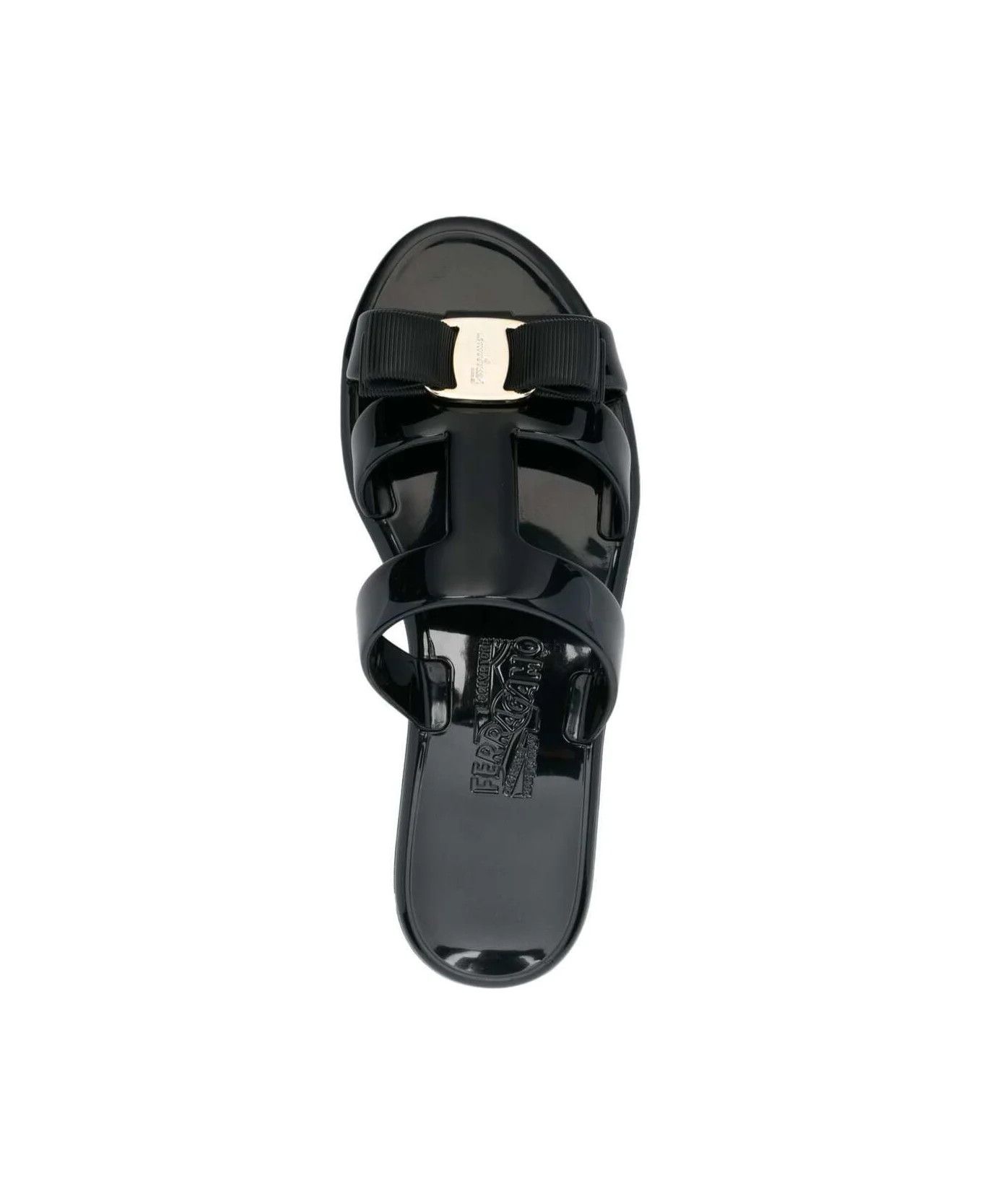 Salvatore Ferragamo o1y0426 Flats in Black Size US 7 / IT 37 - 4 Thumbnail